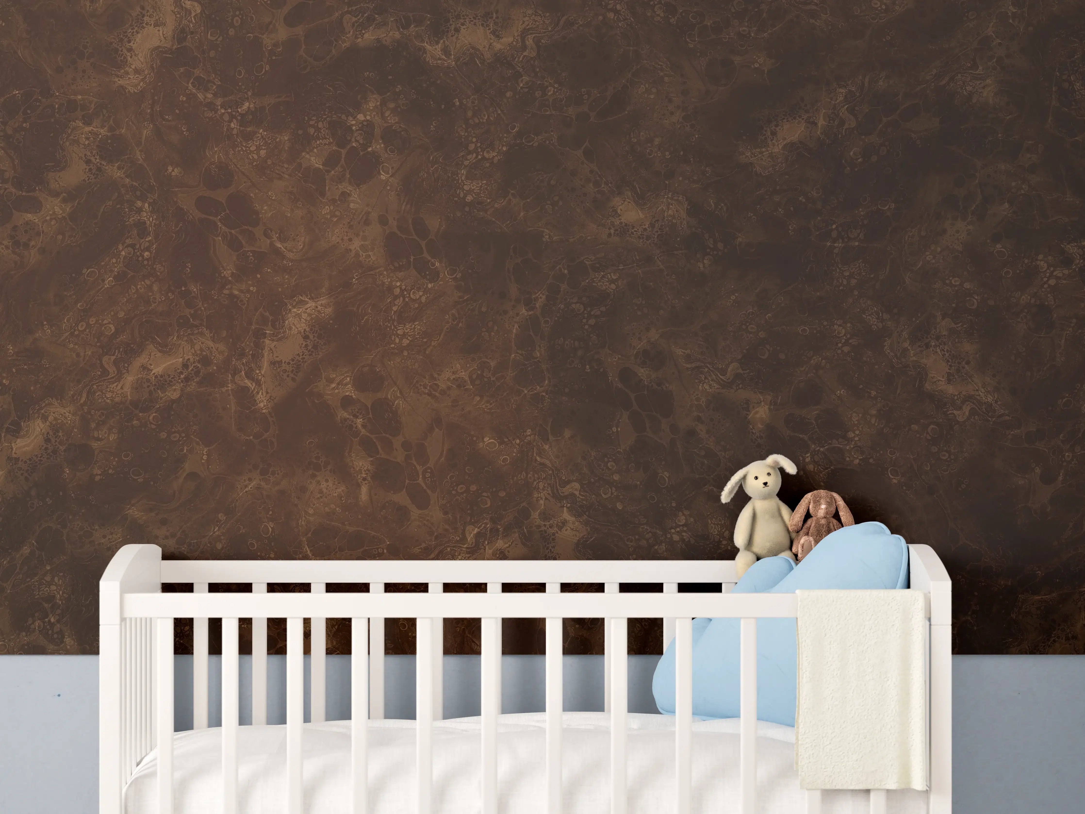 Babyzimmer Wandgestaltung - Fantasievolle Farbmischung