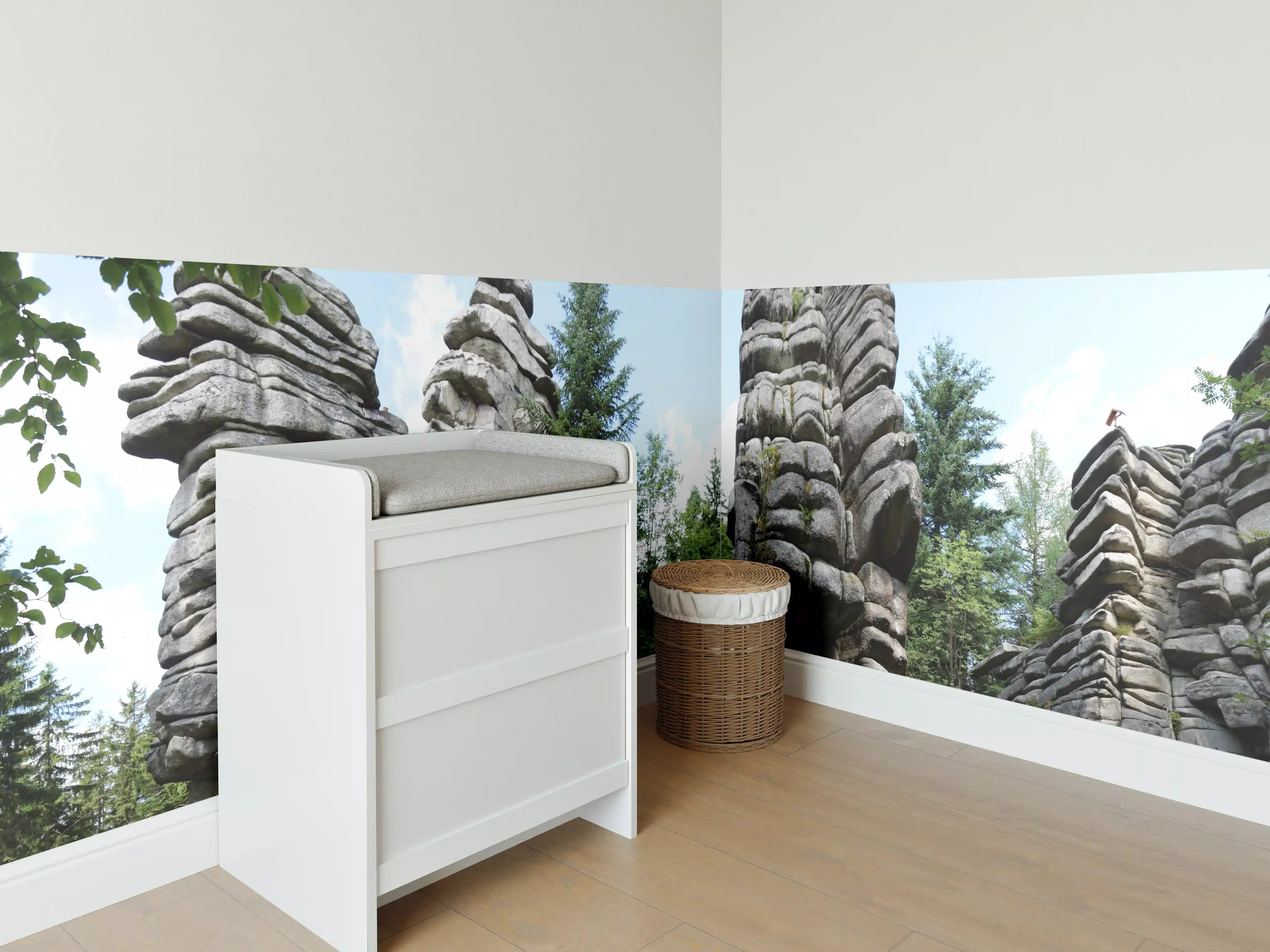 Babyzimmer Wandgestaltung - Fichtelgebirge - Drei Brüder