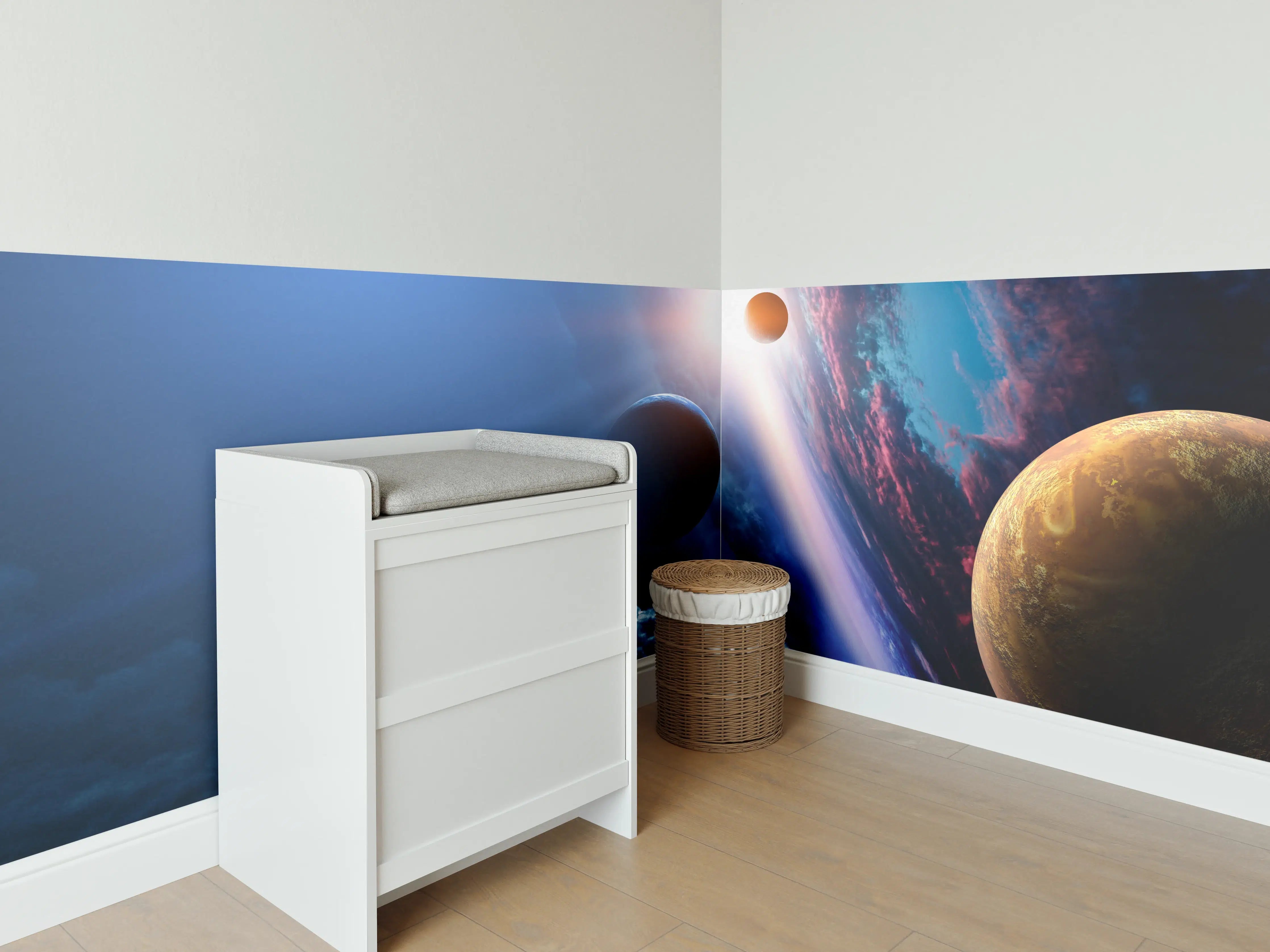 Babyzimmer Wandgestaltung - Fliegender Adler Bewegung