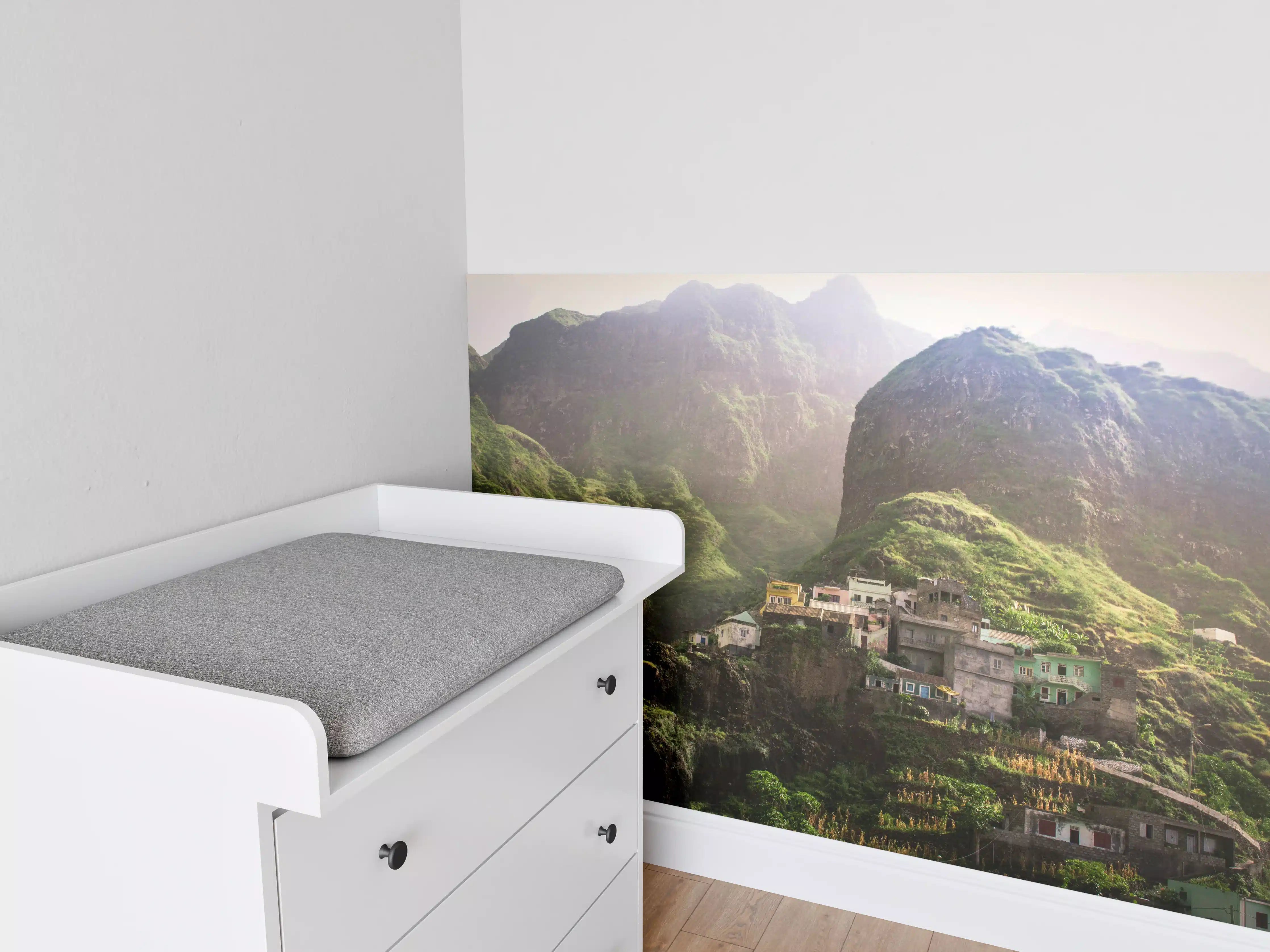 Babyzimmer Wandgestaltung - Fontainhas Landschaft