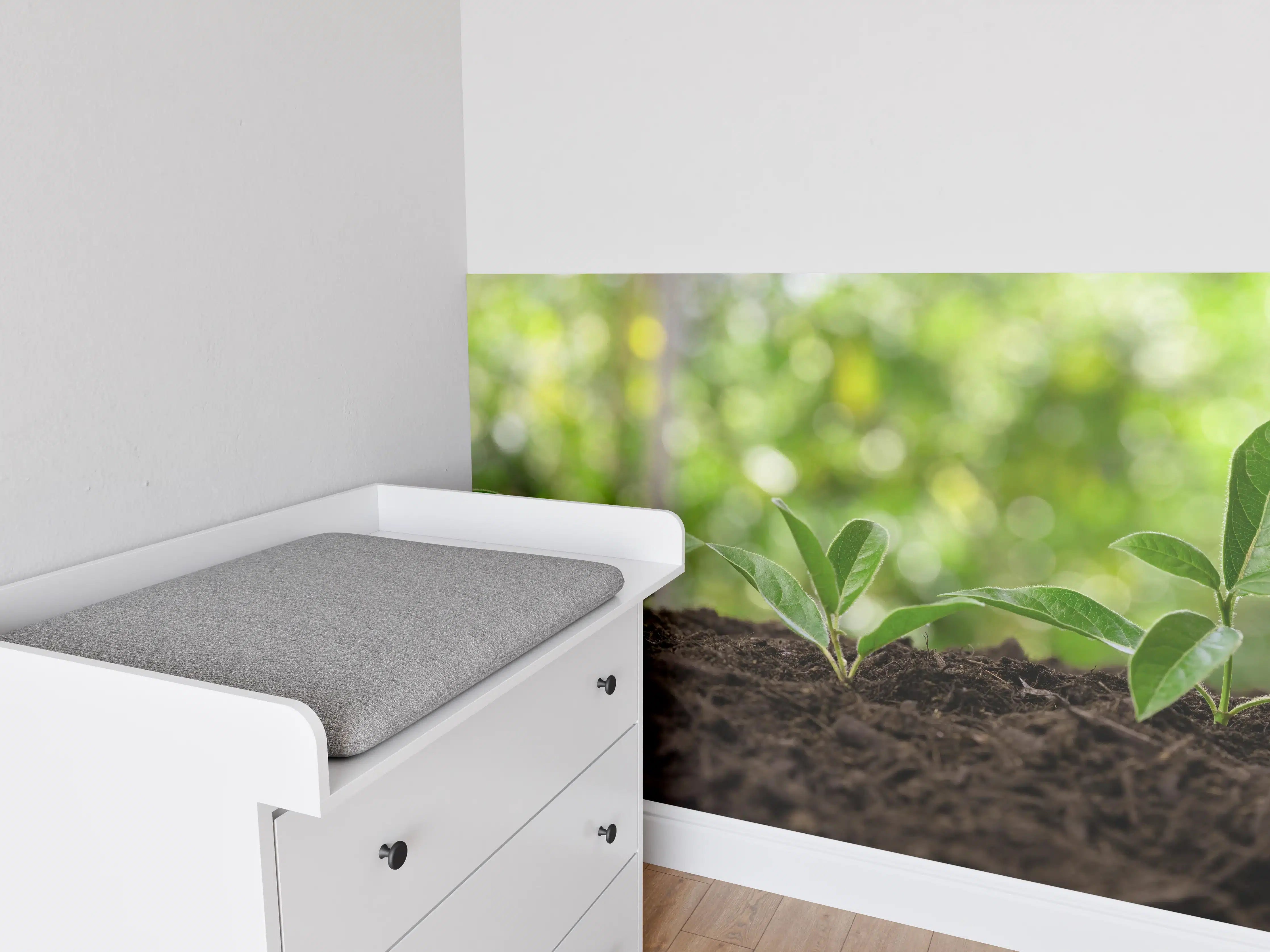 Babyzimmer Wandgestaltung - Frisch Sprießende Setzlinge