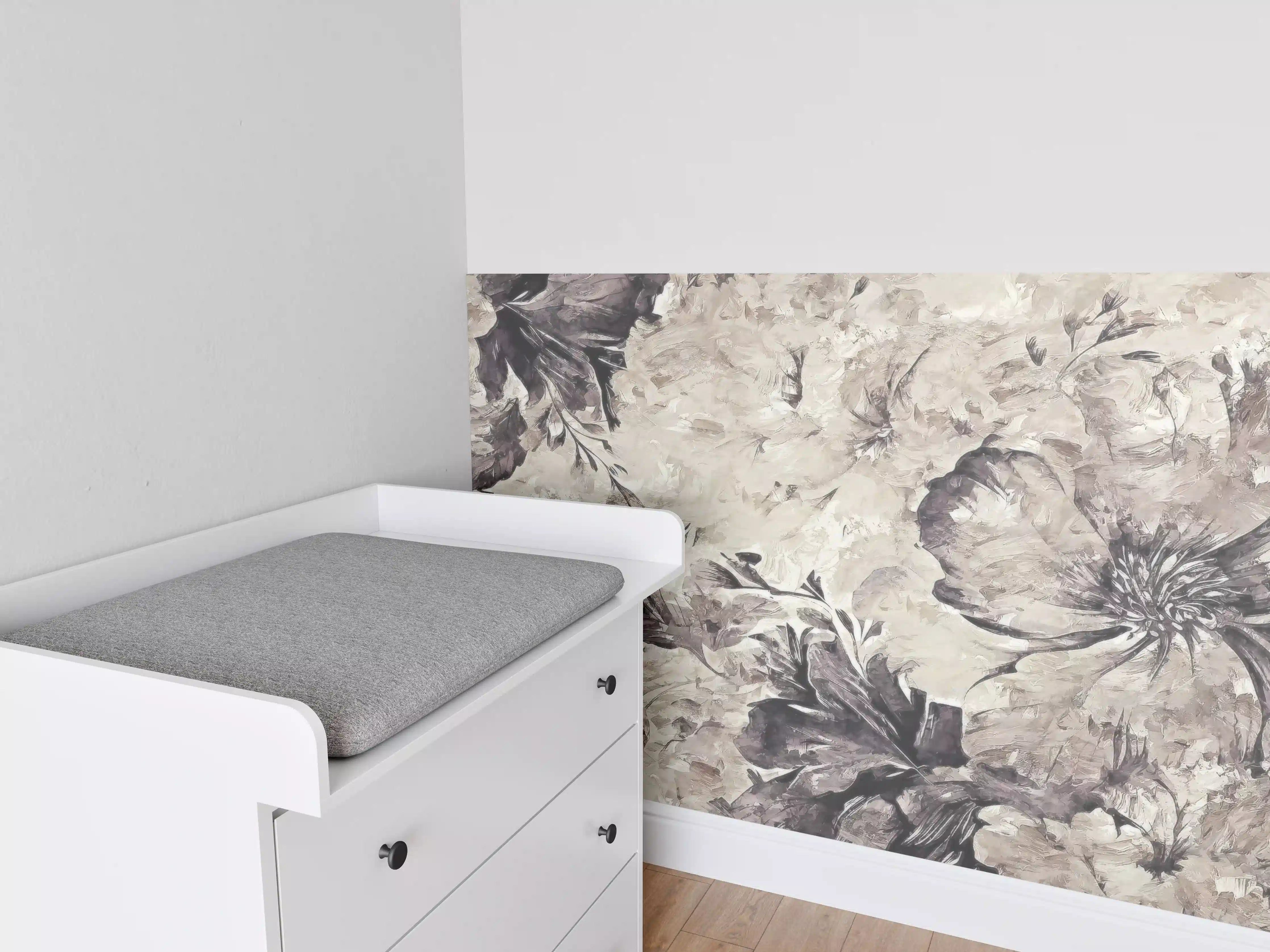 Babyzimmer Wandgestaltung - Gemälde - Büsche