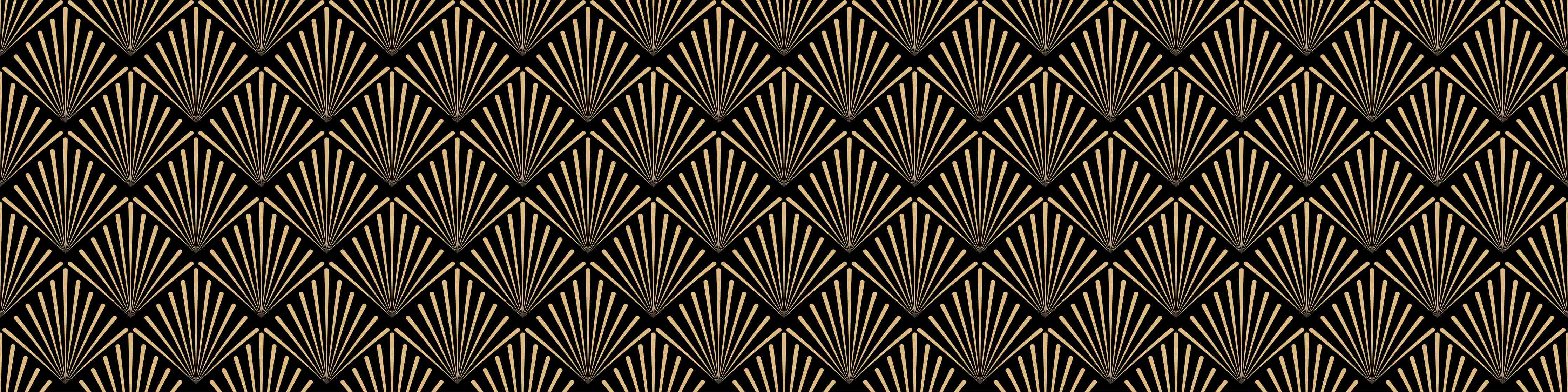 Babyzimmer Wandgestaltung-Geometrisches Goldmuster