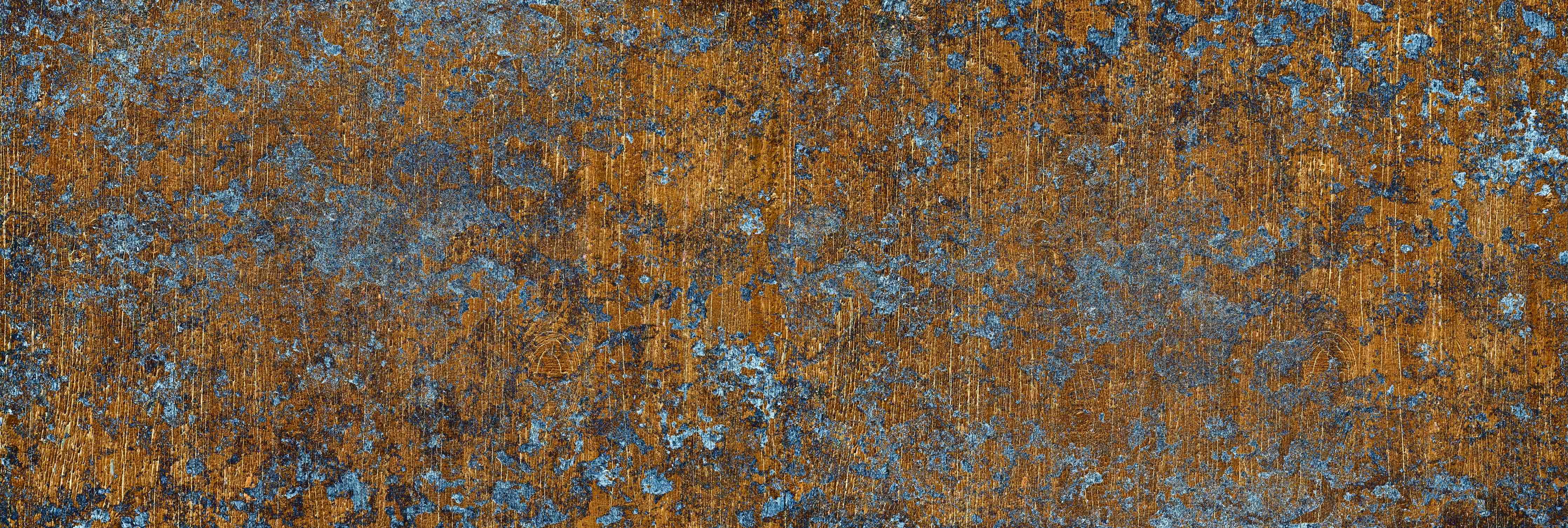 Babyzimmer Wandgestaltung-Gold-blaue alte Metalltextur