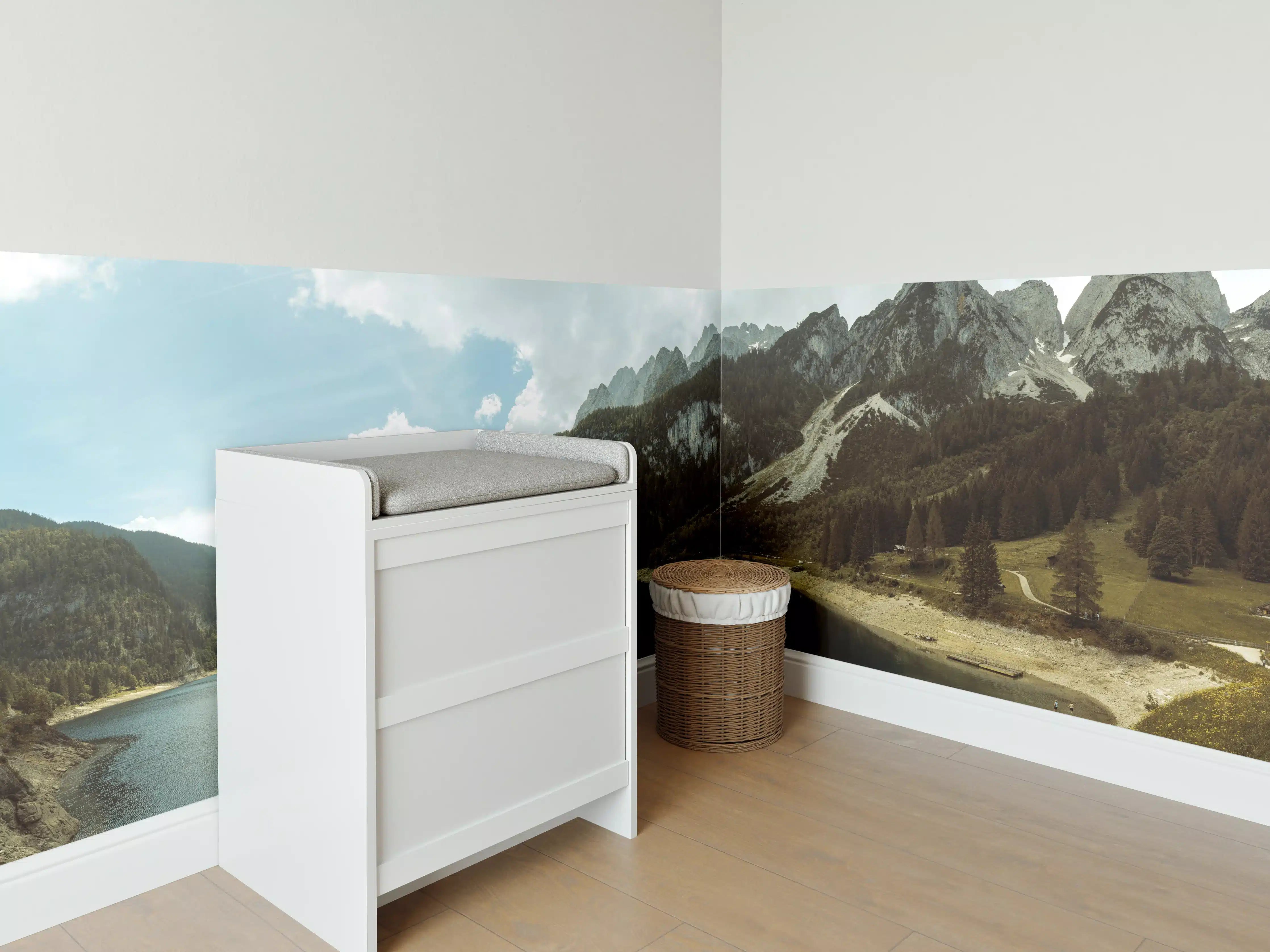 Babyzimmer Wandgestaltung - Gosausee Panorama