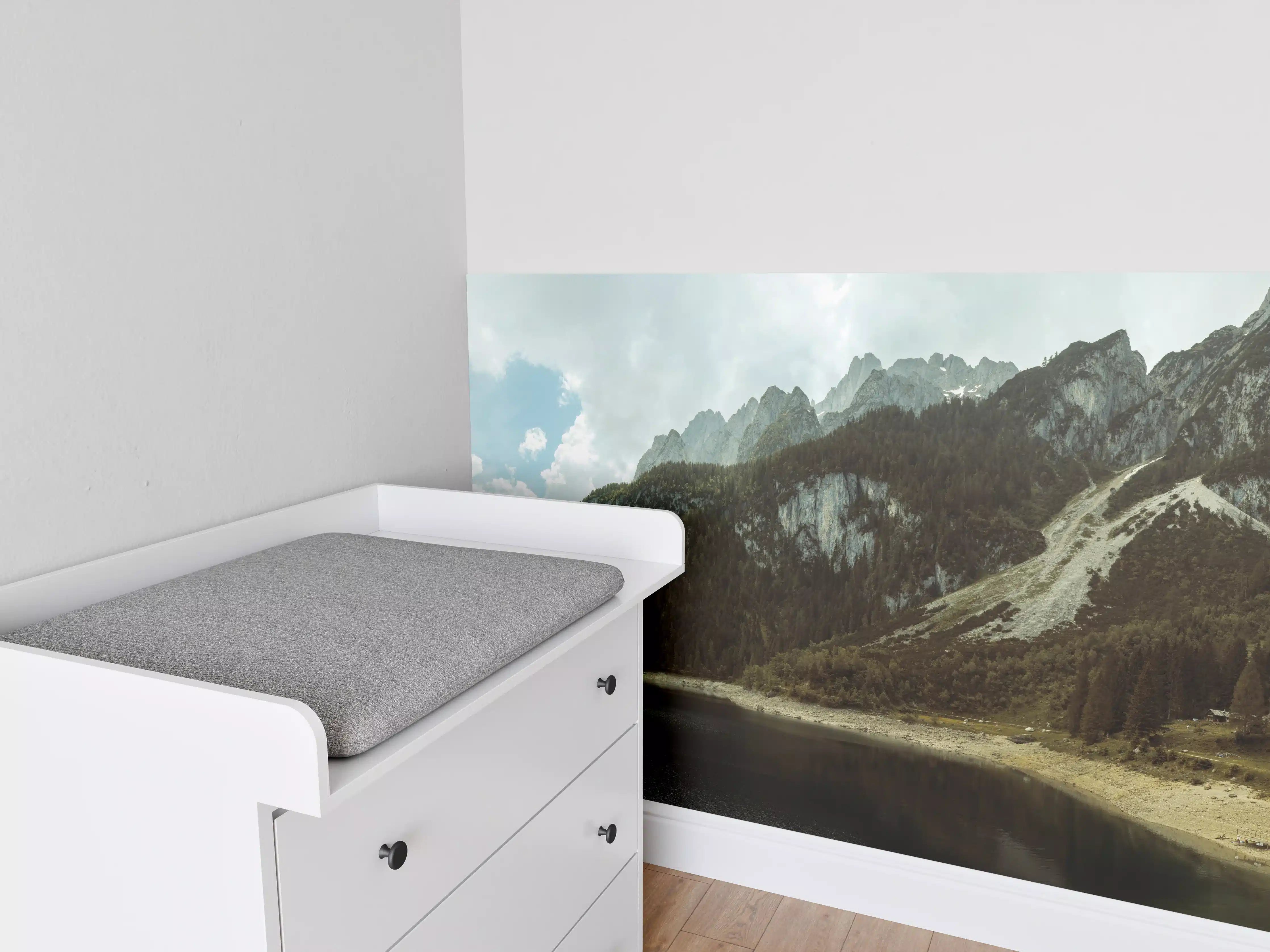 Babyzimmer Wandgestaltung - Gosausee Panorama