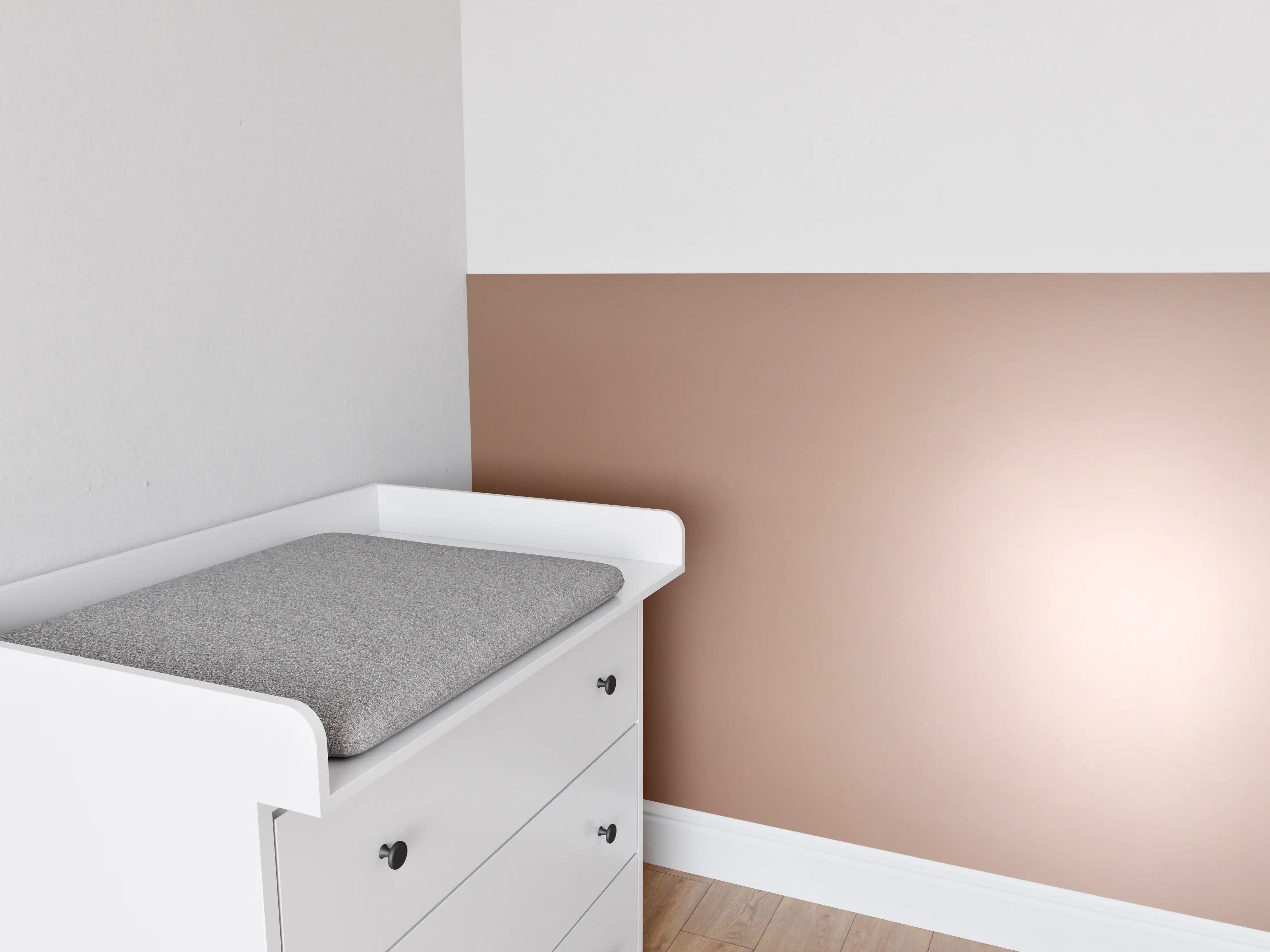 Babyzimmer Wandgestaltung - Gradient Rose - Hintergrundtextur