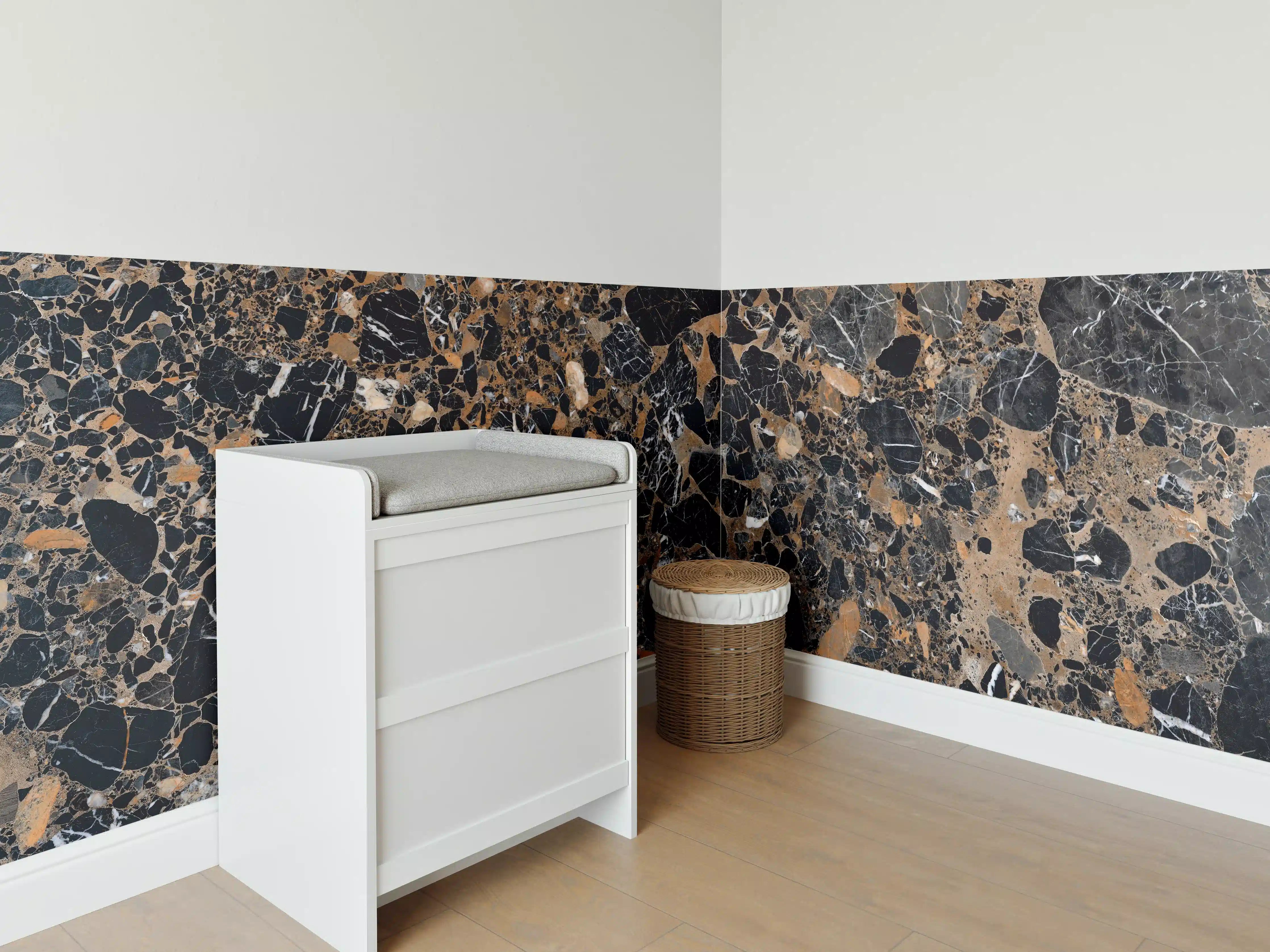 Babyzimmer Wandgestaltung - Granit luxus Textur