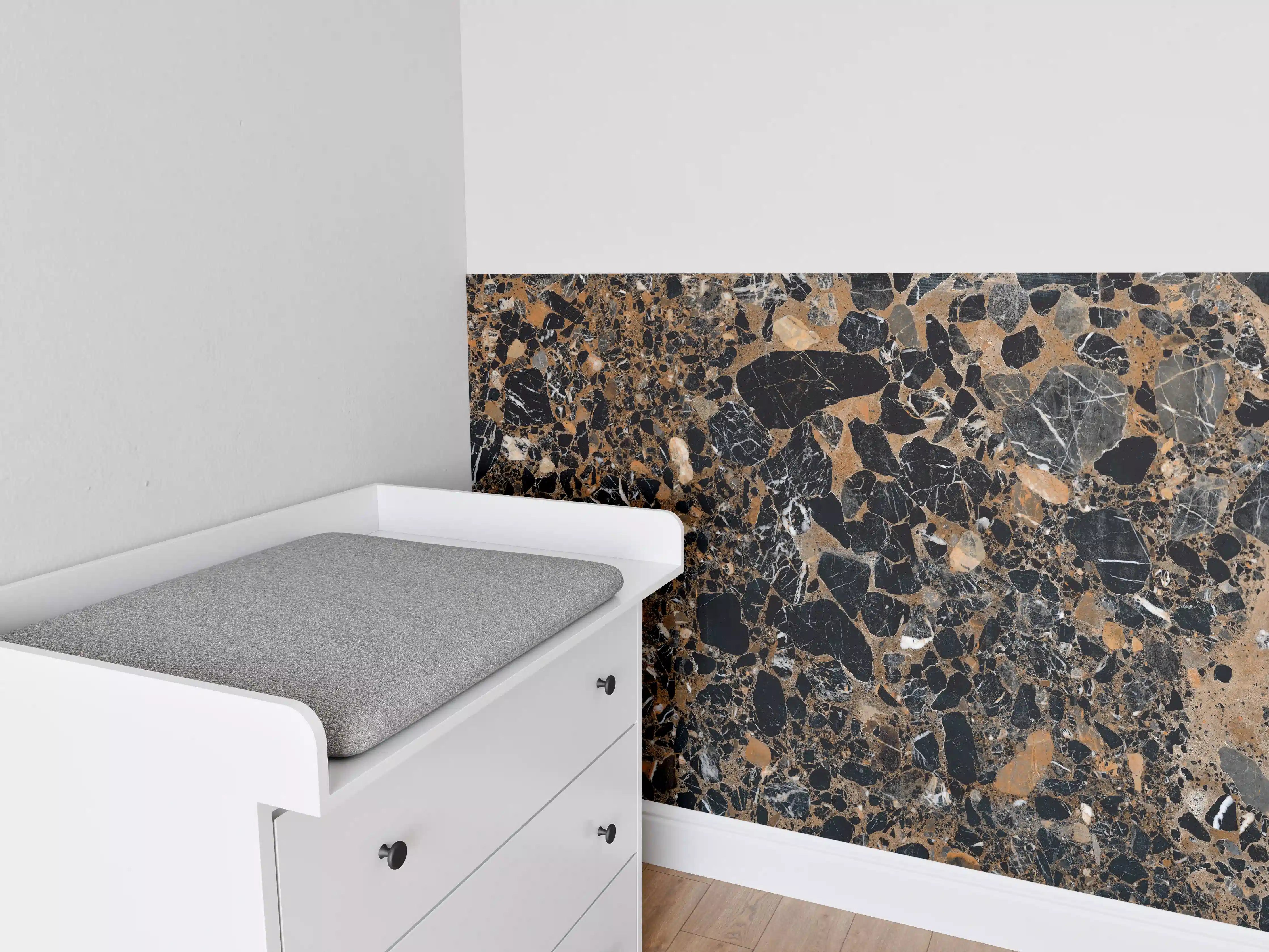 Babyzimmer Wandgestaltung - Granit luxus Textur