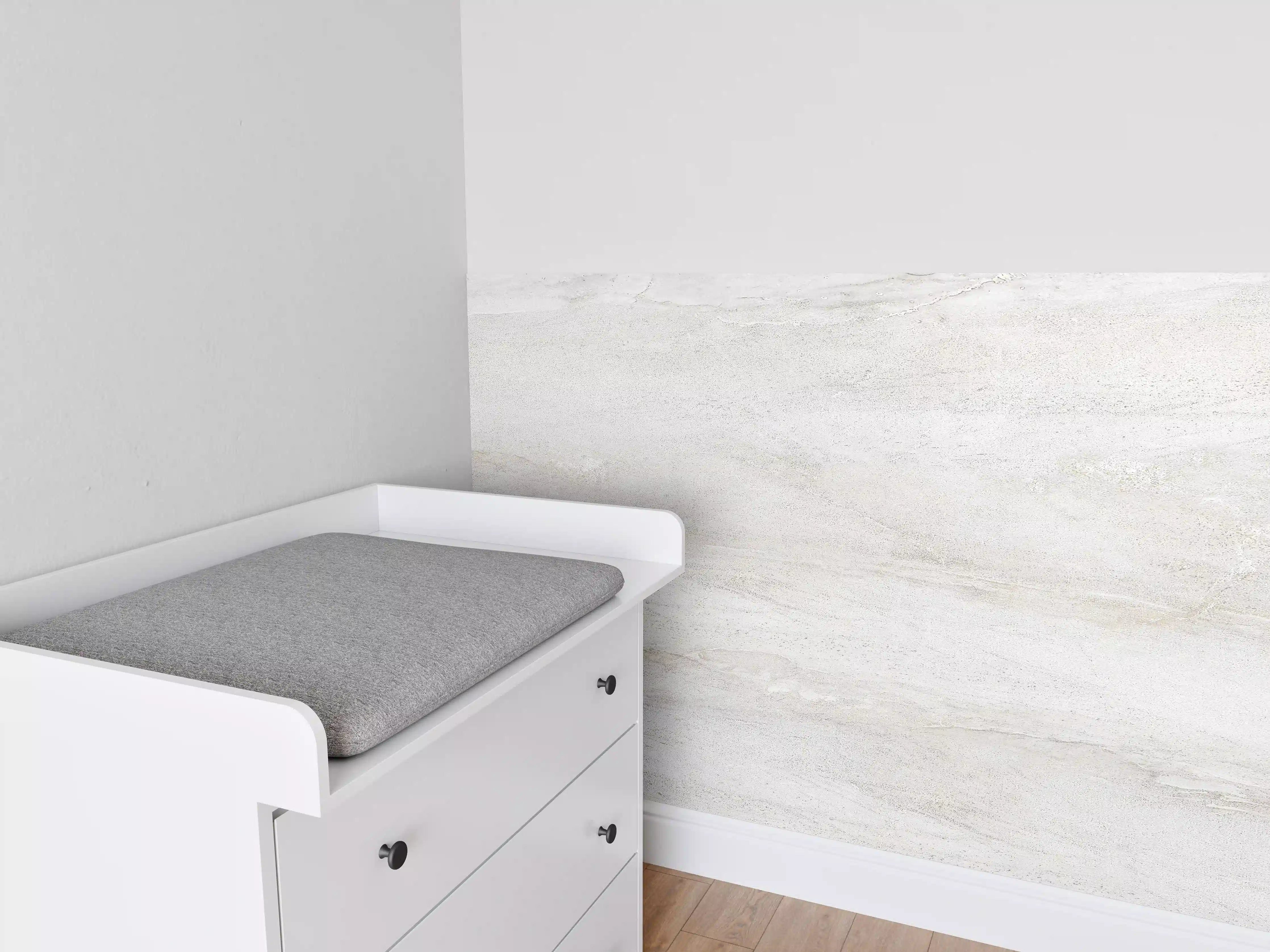 Babyzimmer Wandgestaltung - Graue Beton Struktur