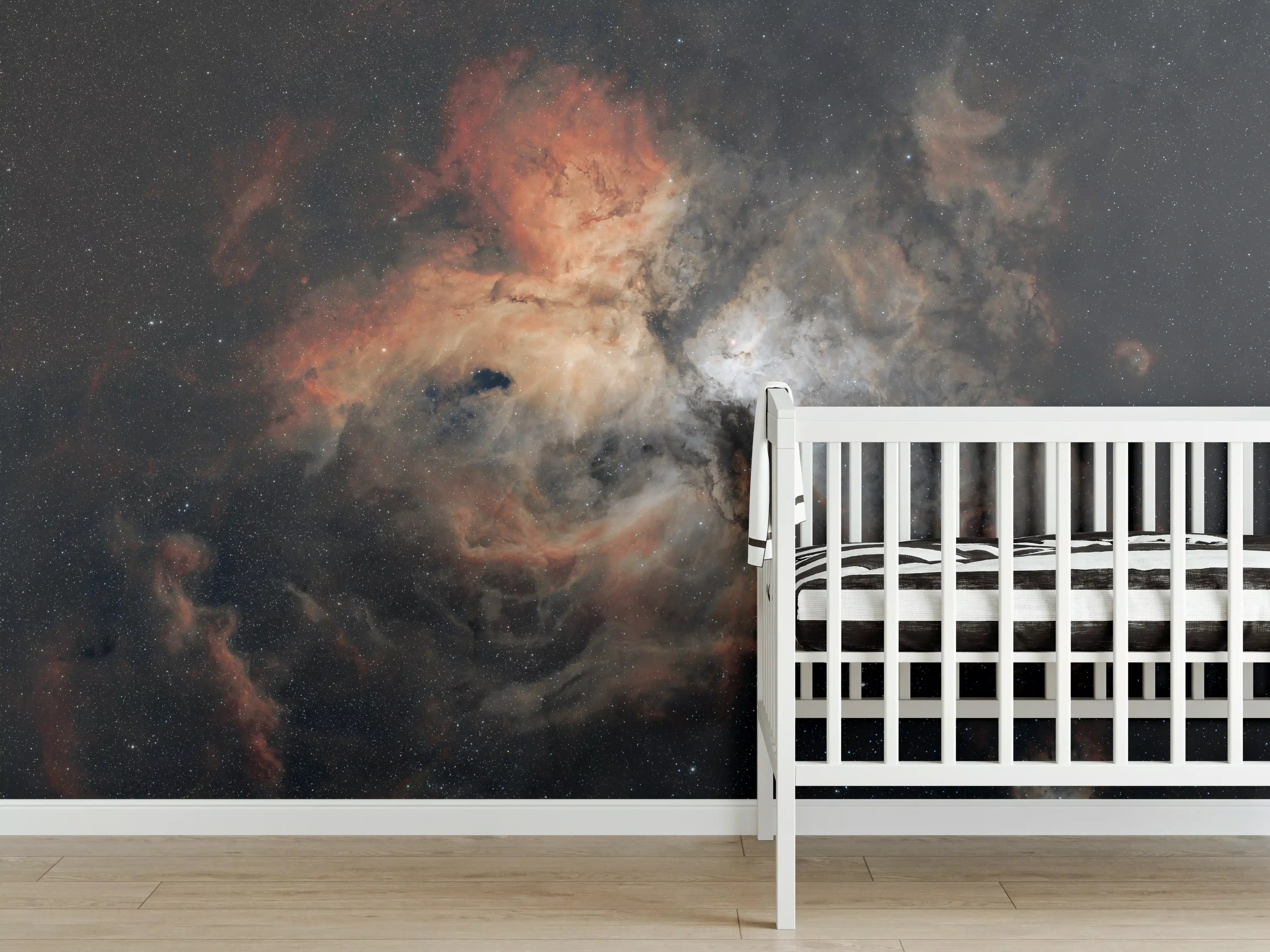 Babyzimmer Wandgestaltung - Great Carina Nebula