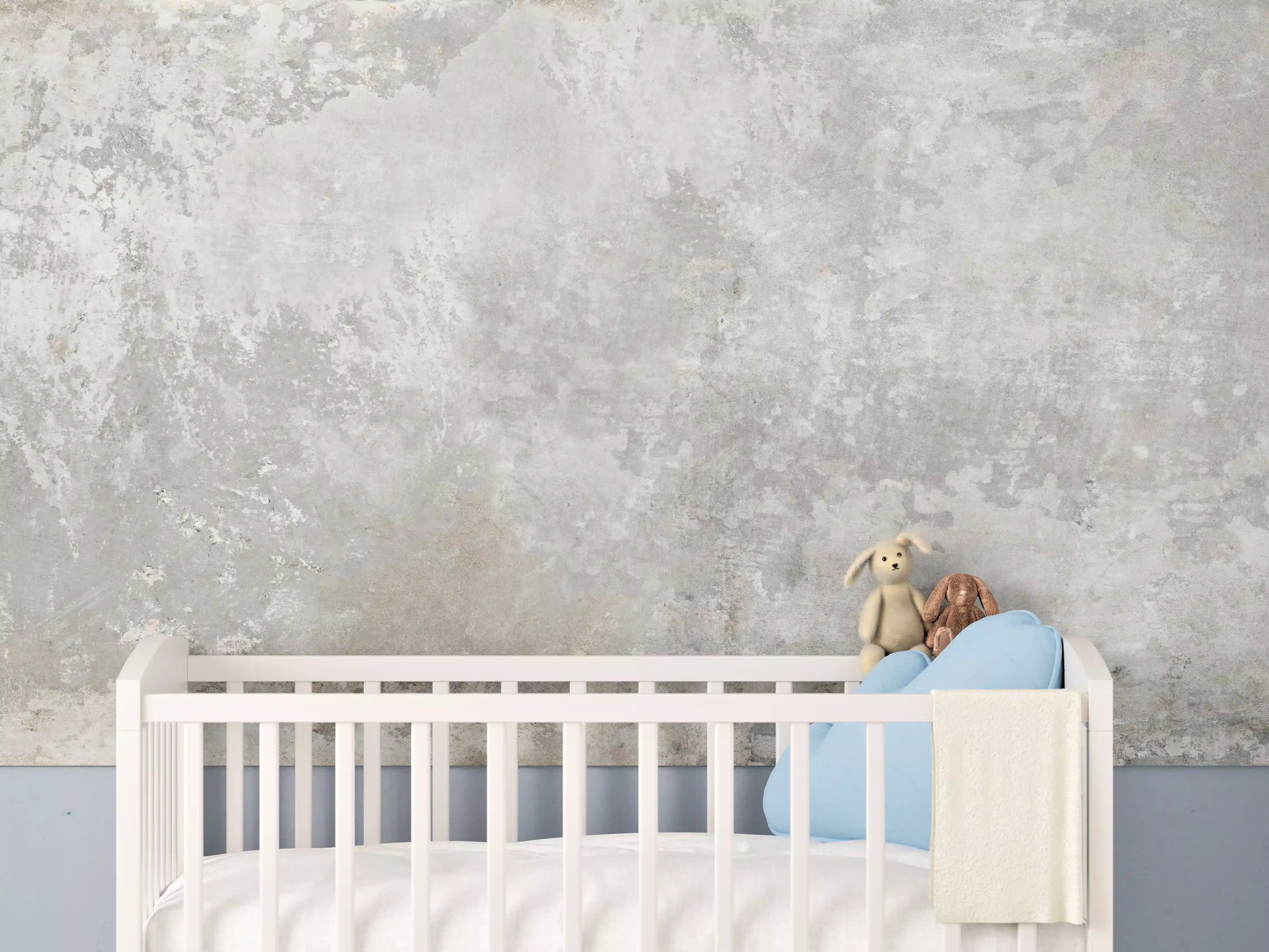 Babyzimmer Wandgestaltung - Grunge Zement Wandtextur