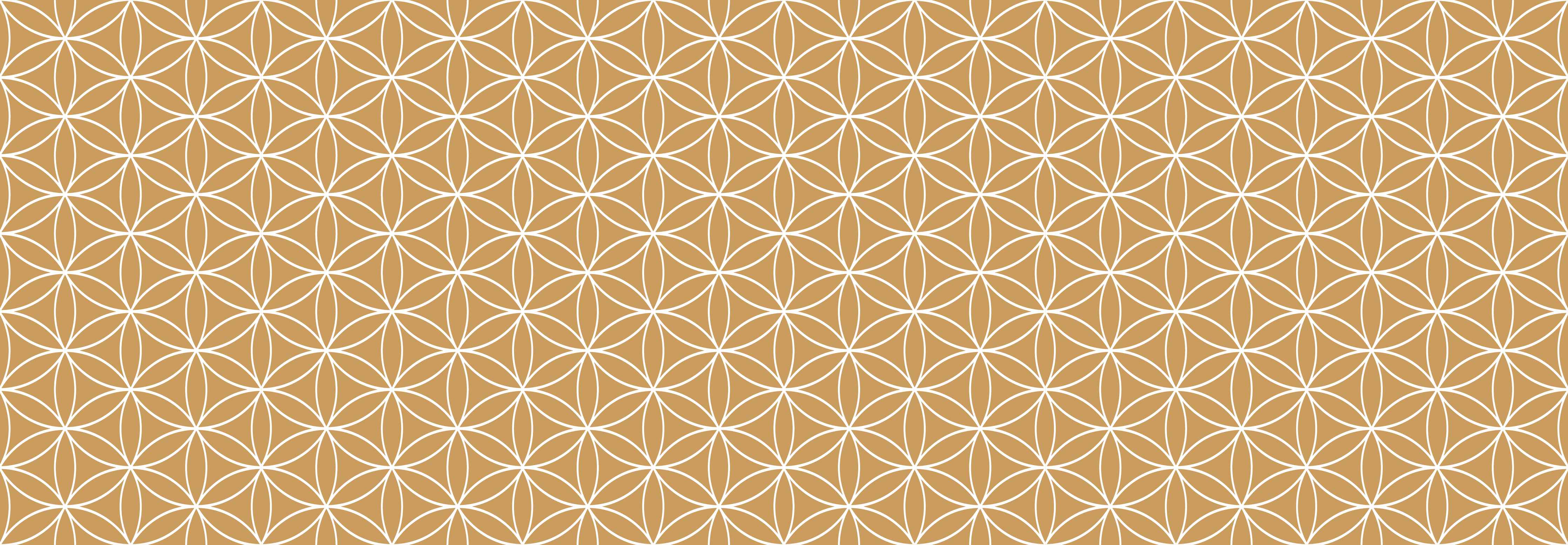 Babyzimmer Wandgestaltung-Hellbraune geometrische Muster