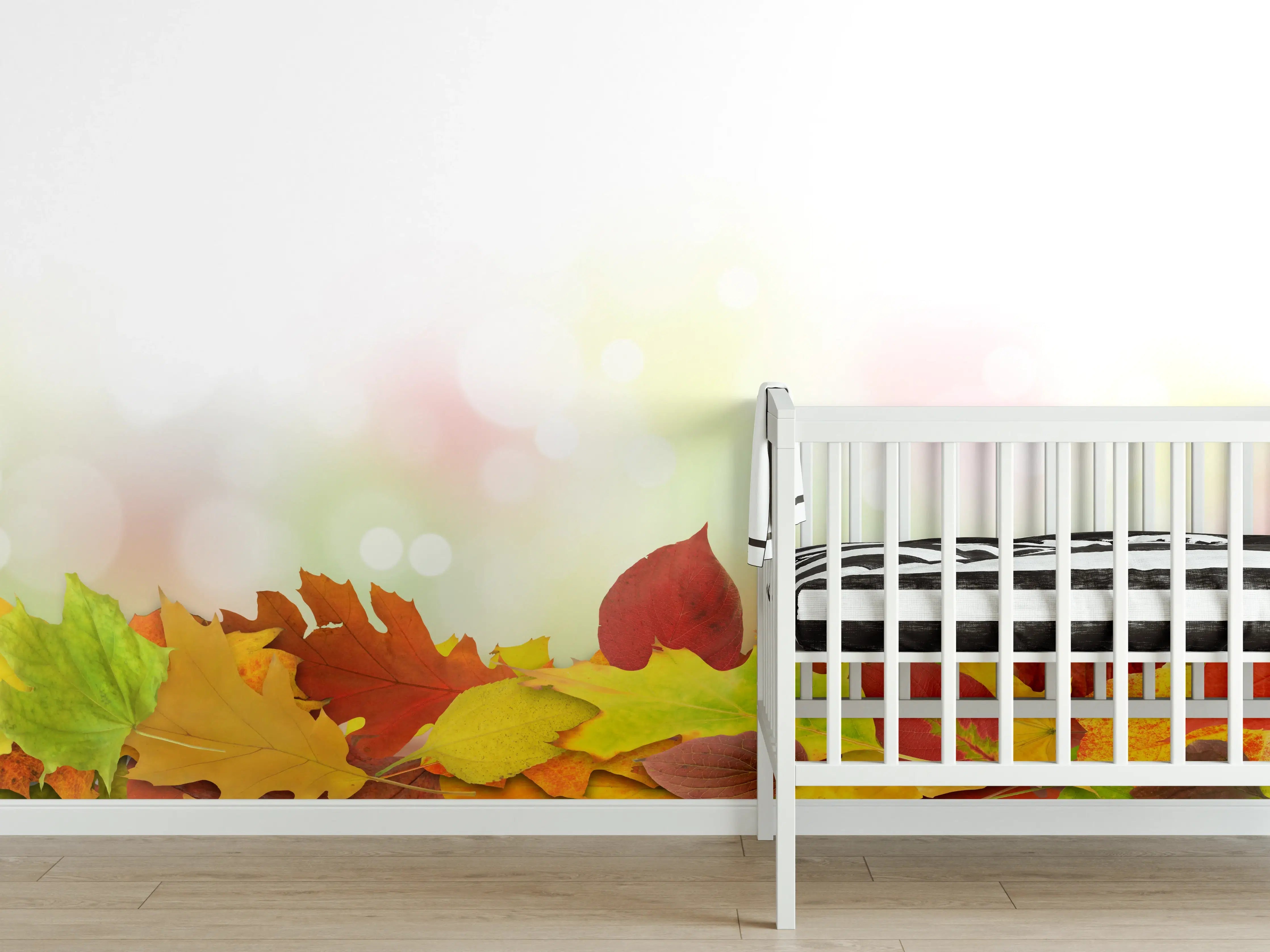 Babyzimmer Wandgestaltung - Herbst Fantasie