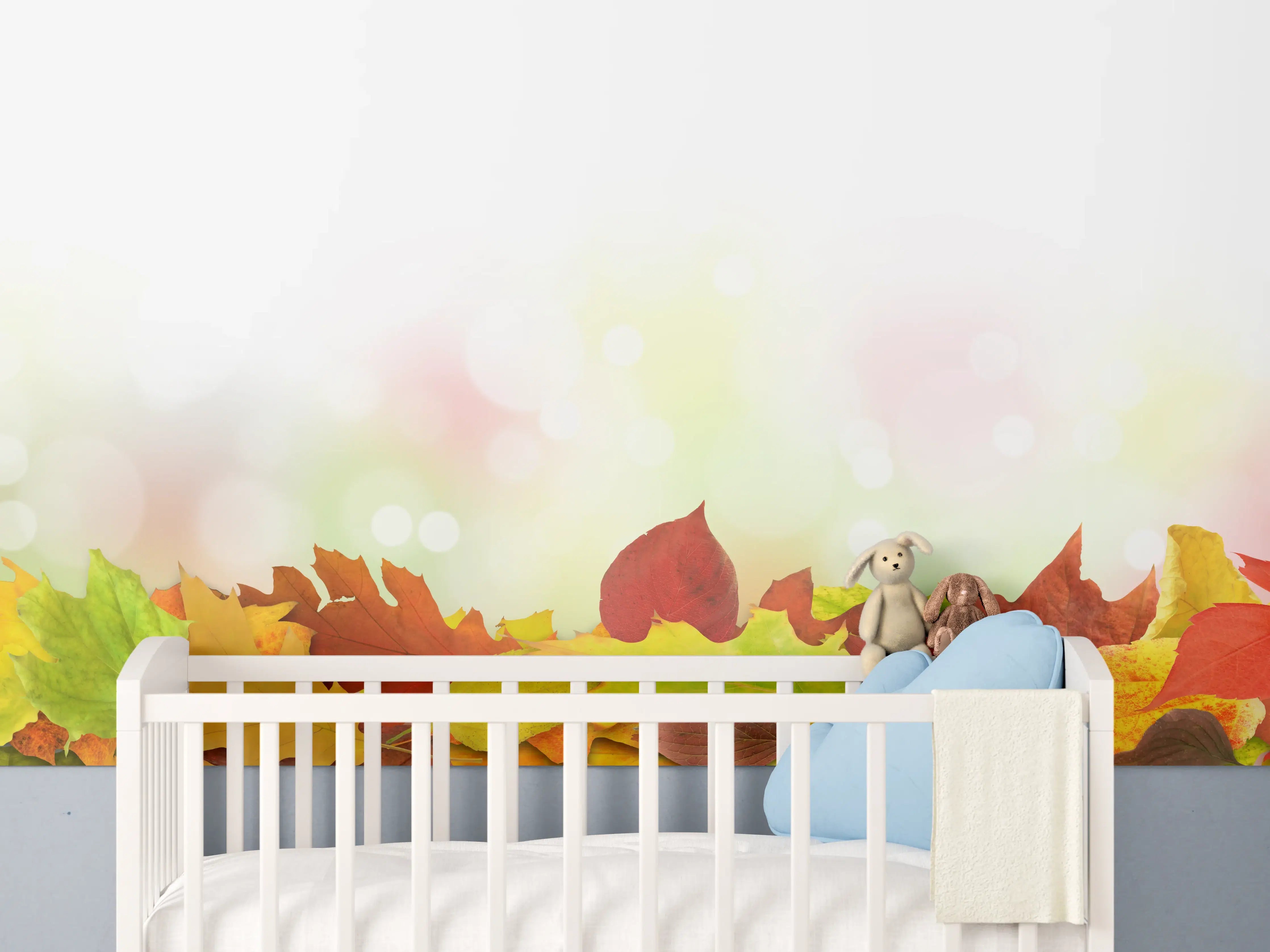 Babyzimmer Wandgestaltung - Herbst Fantasie