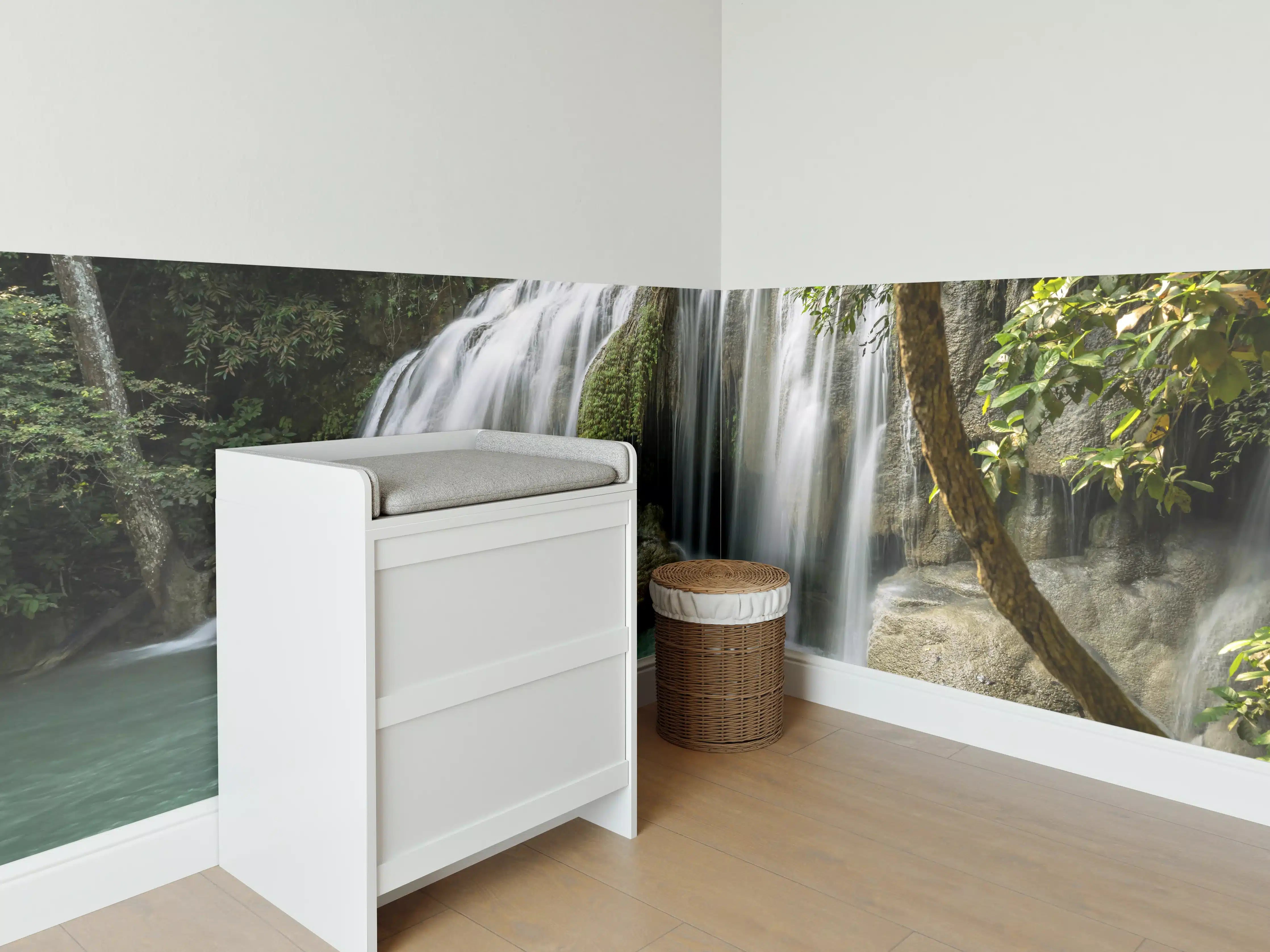 Babyzimmer Wandgestaltung - Himmlischer Erawan-Wasserfall - Thailand