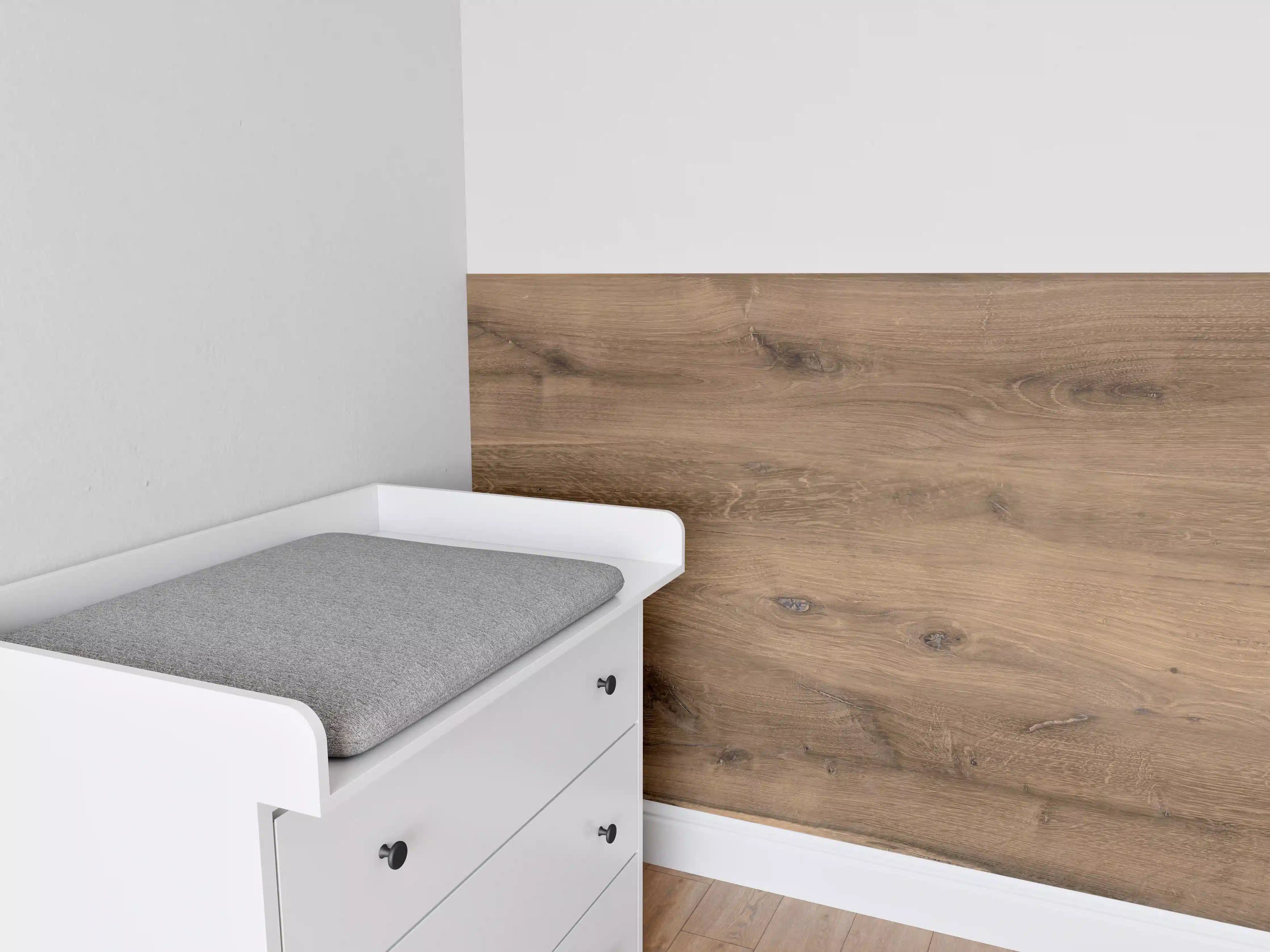 Babyzimmer Wandgestaltung - Hölzernes Eichenholz-Brett