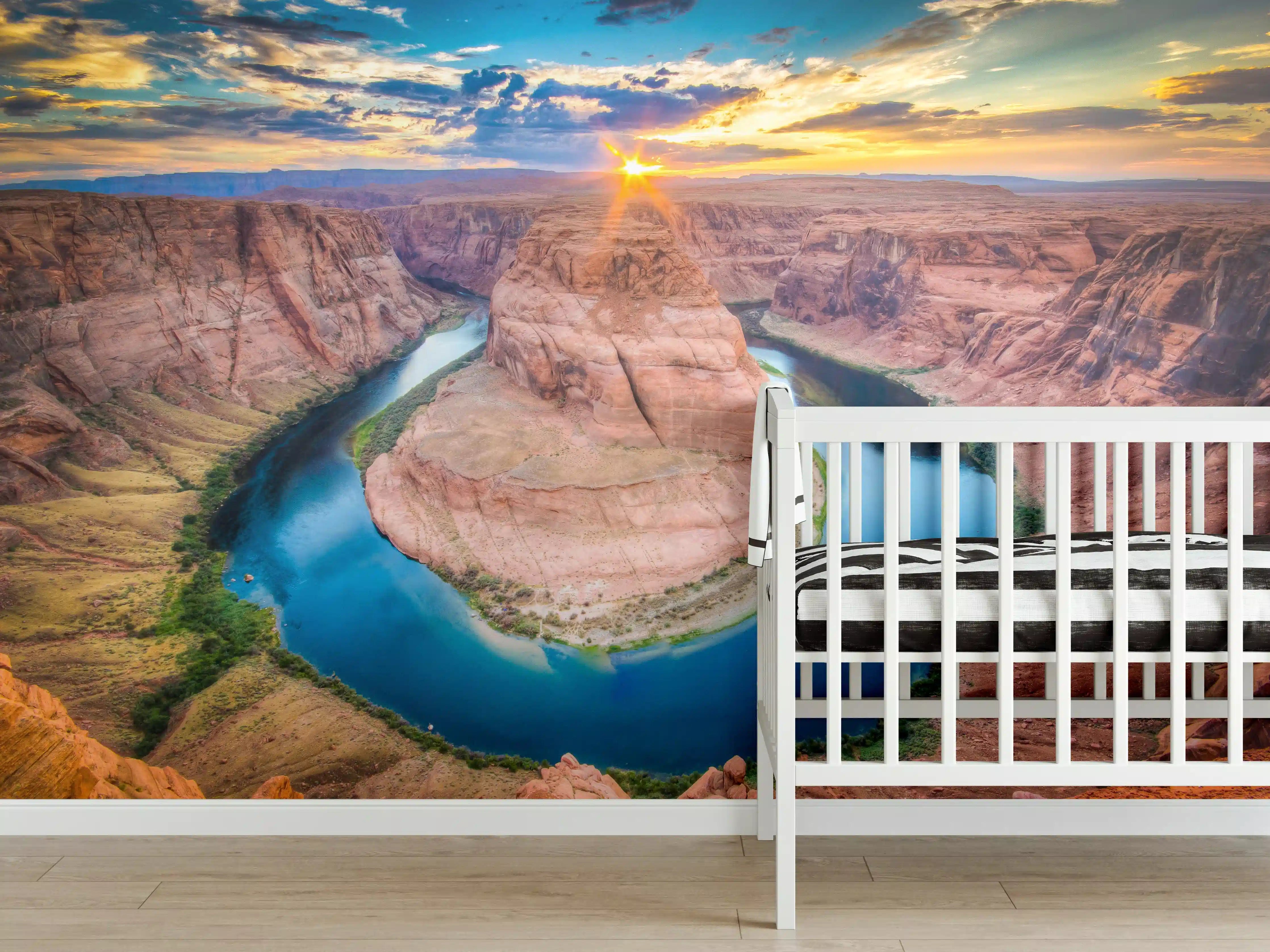 Babyzimmer Wandgestaltung - Horseshoe Bend - Arizona