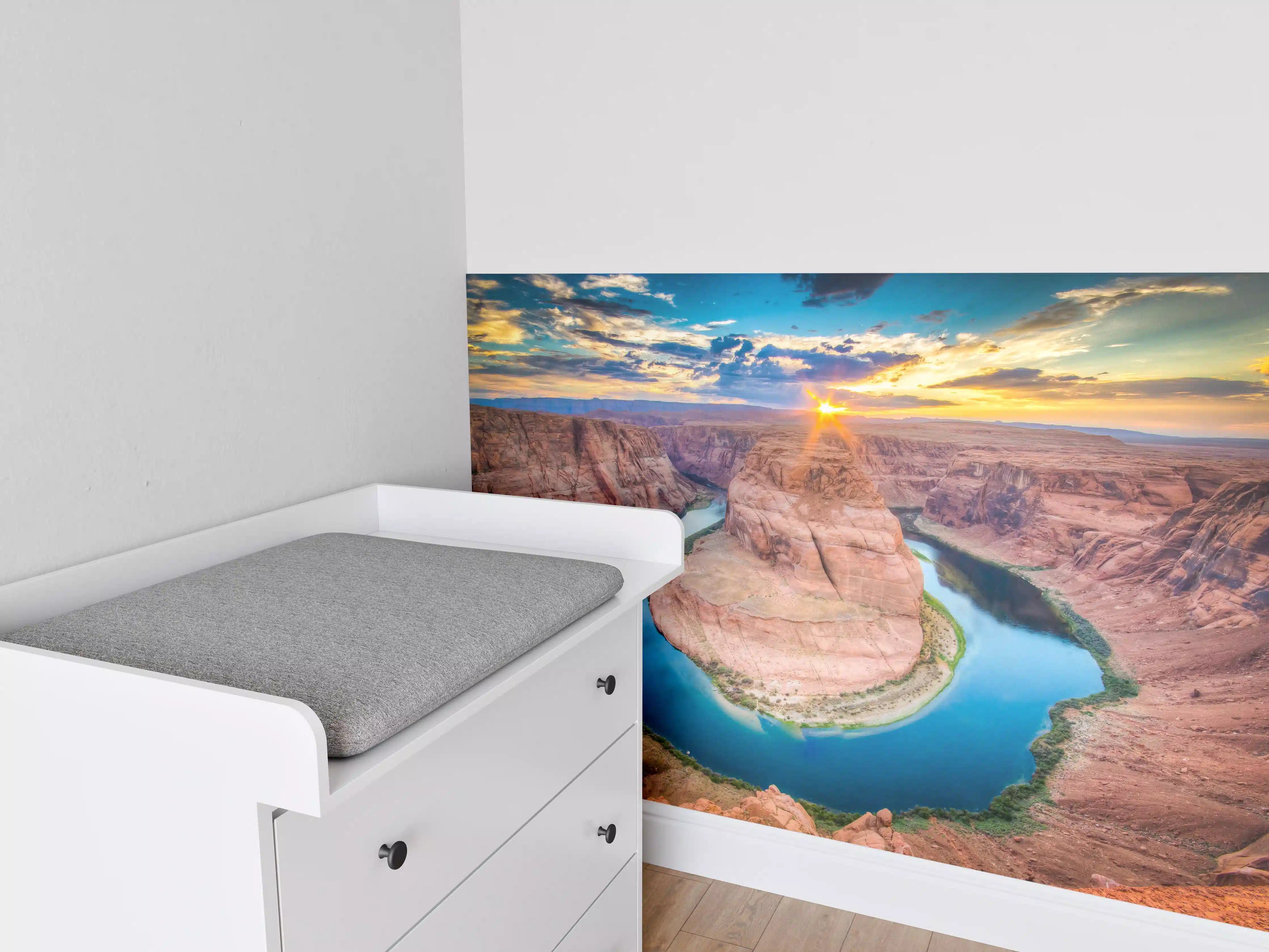 Babyzimmer Wandgestaltung - Horseshoe Bend - Arizona
