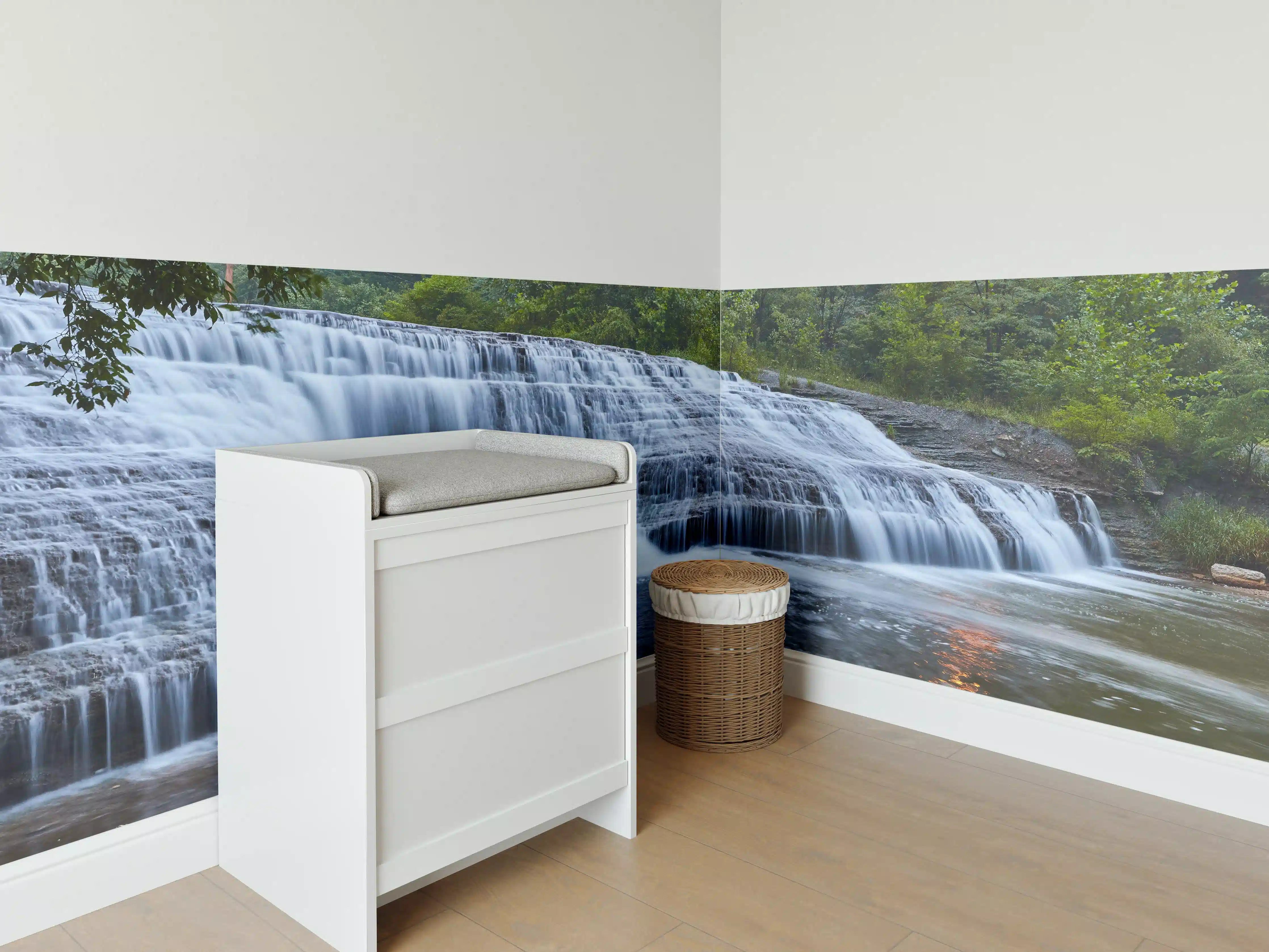 Babyzimmer Wandgestaltung - Indiana Wasserfall