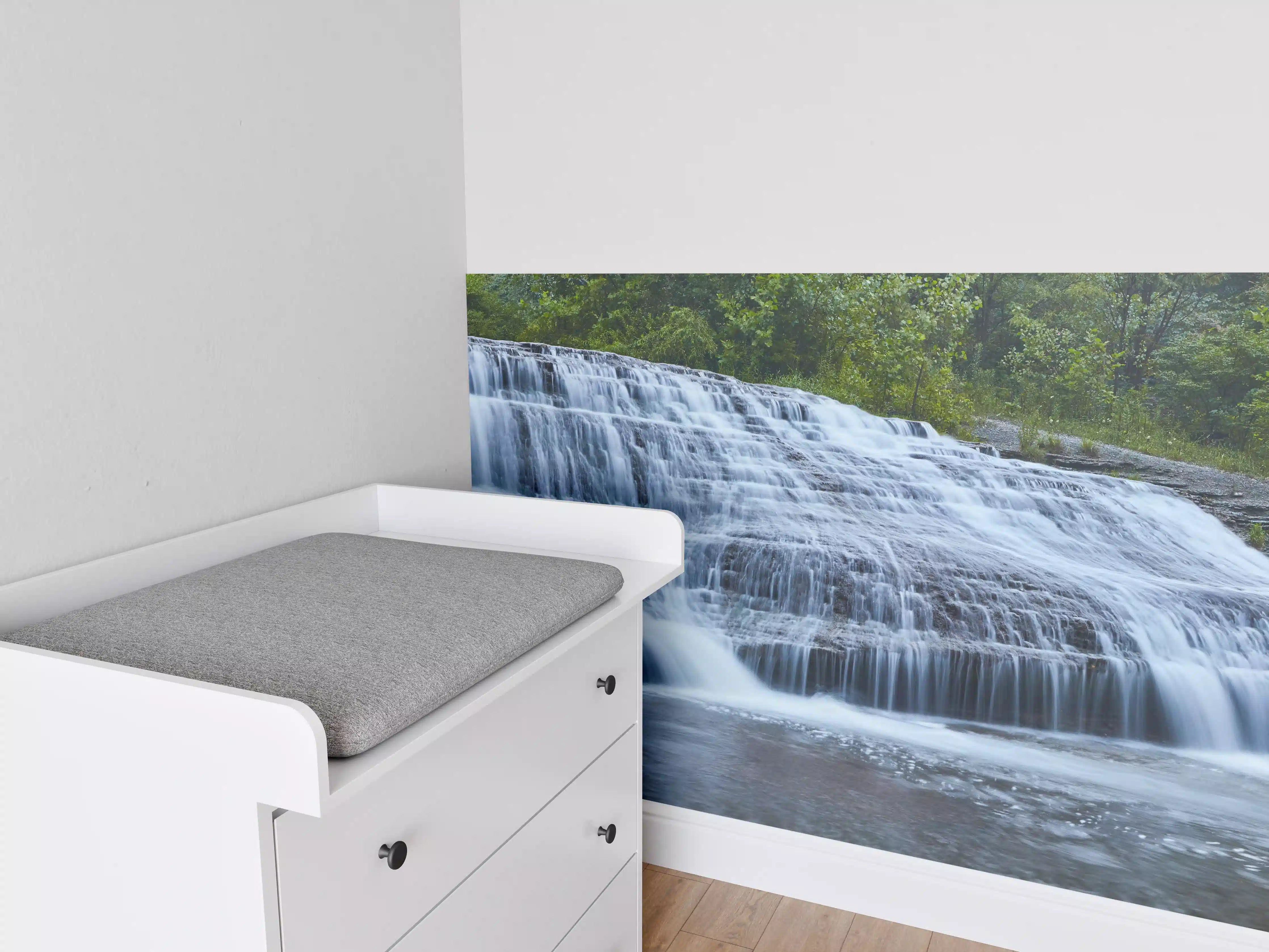 Babyzimmer Wandgestaltung - Indiana Wasserfall