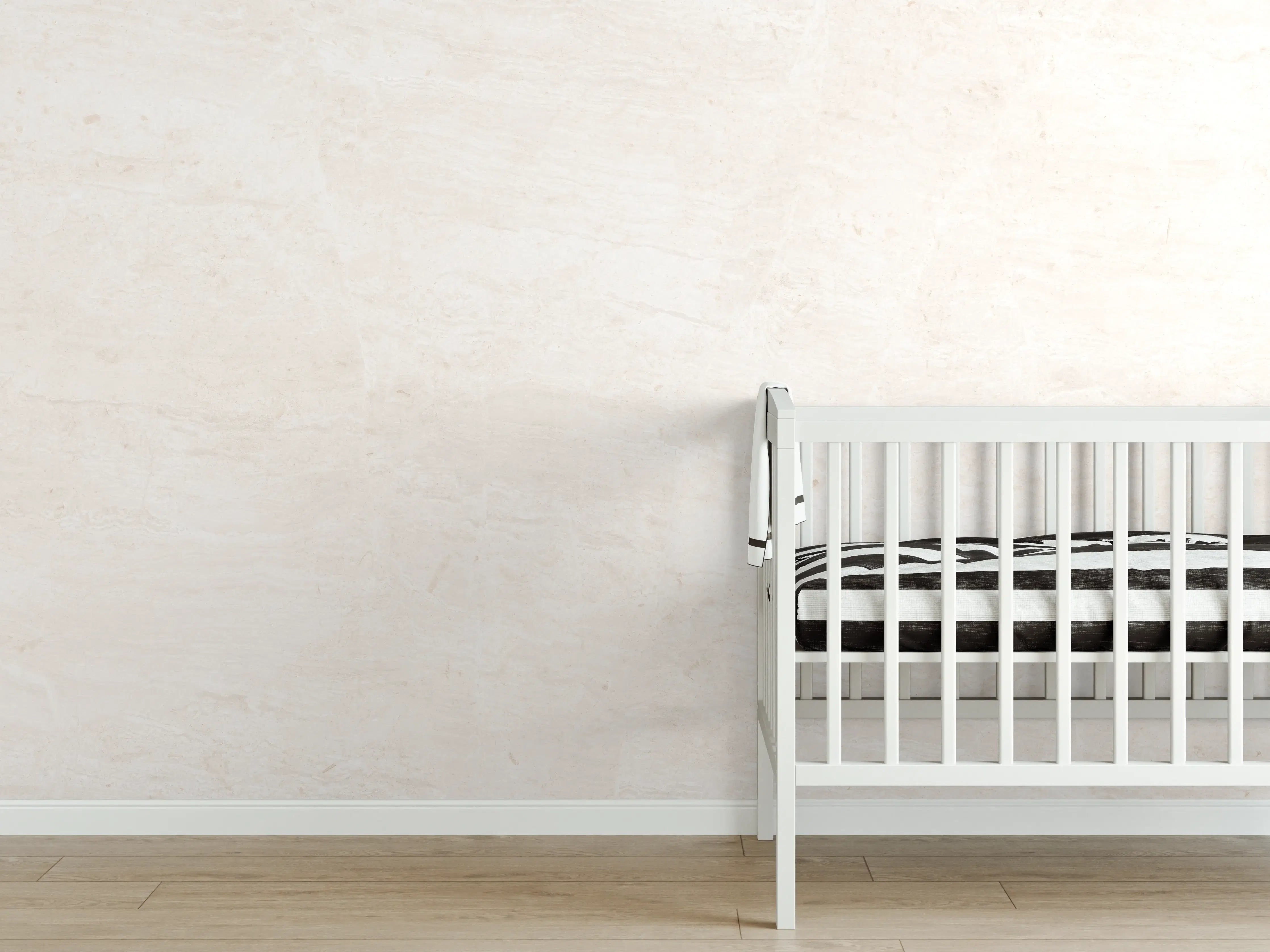 Babyzimmer Wandgestaltung - Italienischer Marmor