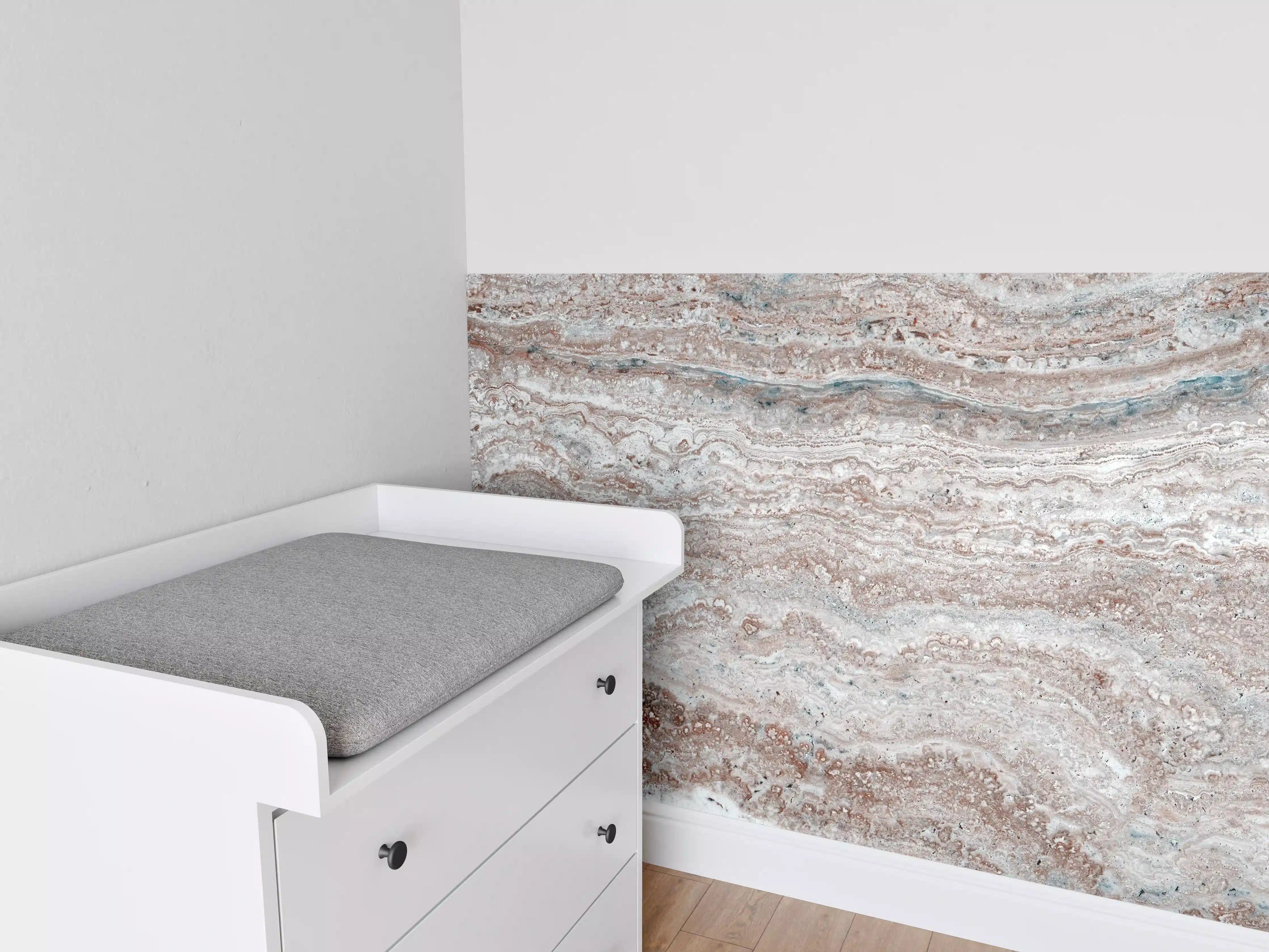 Babyzimmer Wandgestaltung - Italienischer Marmor Hintergrund