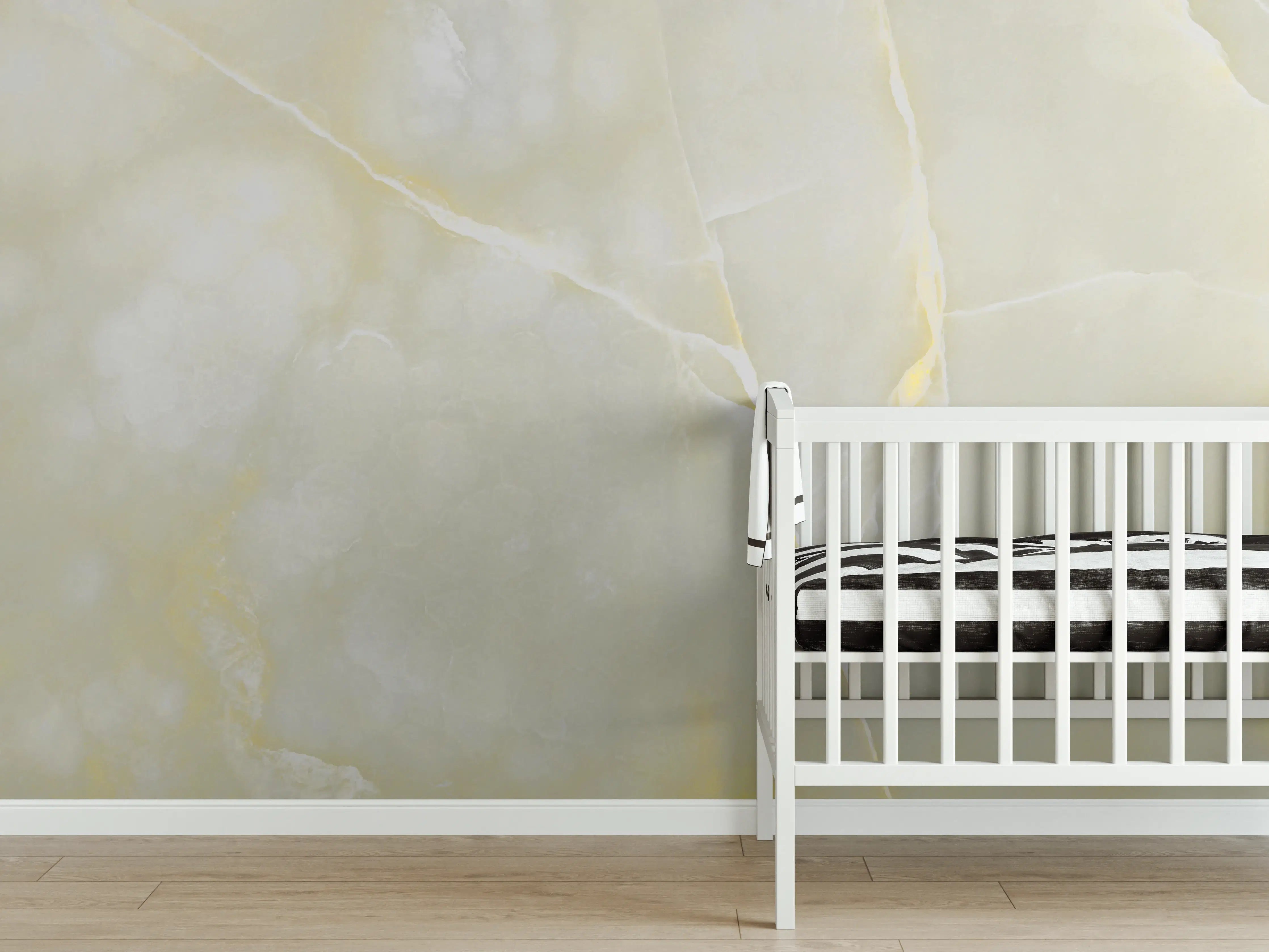 Babyzimmer Wandgestaltung - Italienischer bunter Beige breccia Marmor