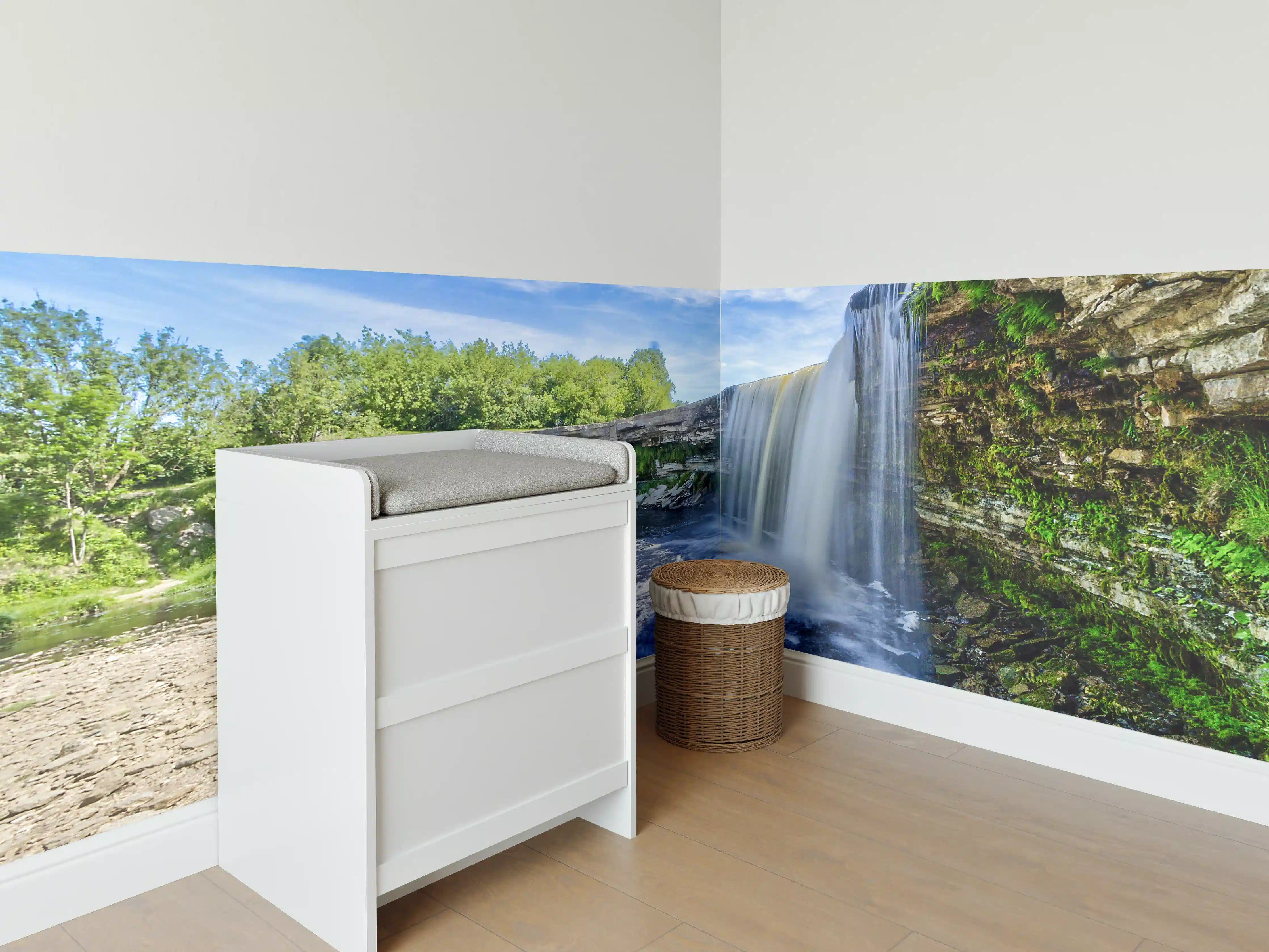 Babyzimmer Wandgestaltung - Jagala Sommer Wasserfall
