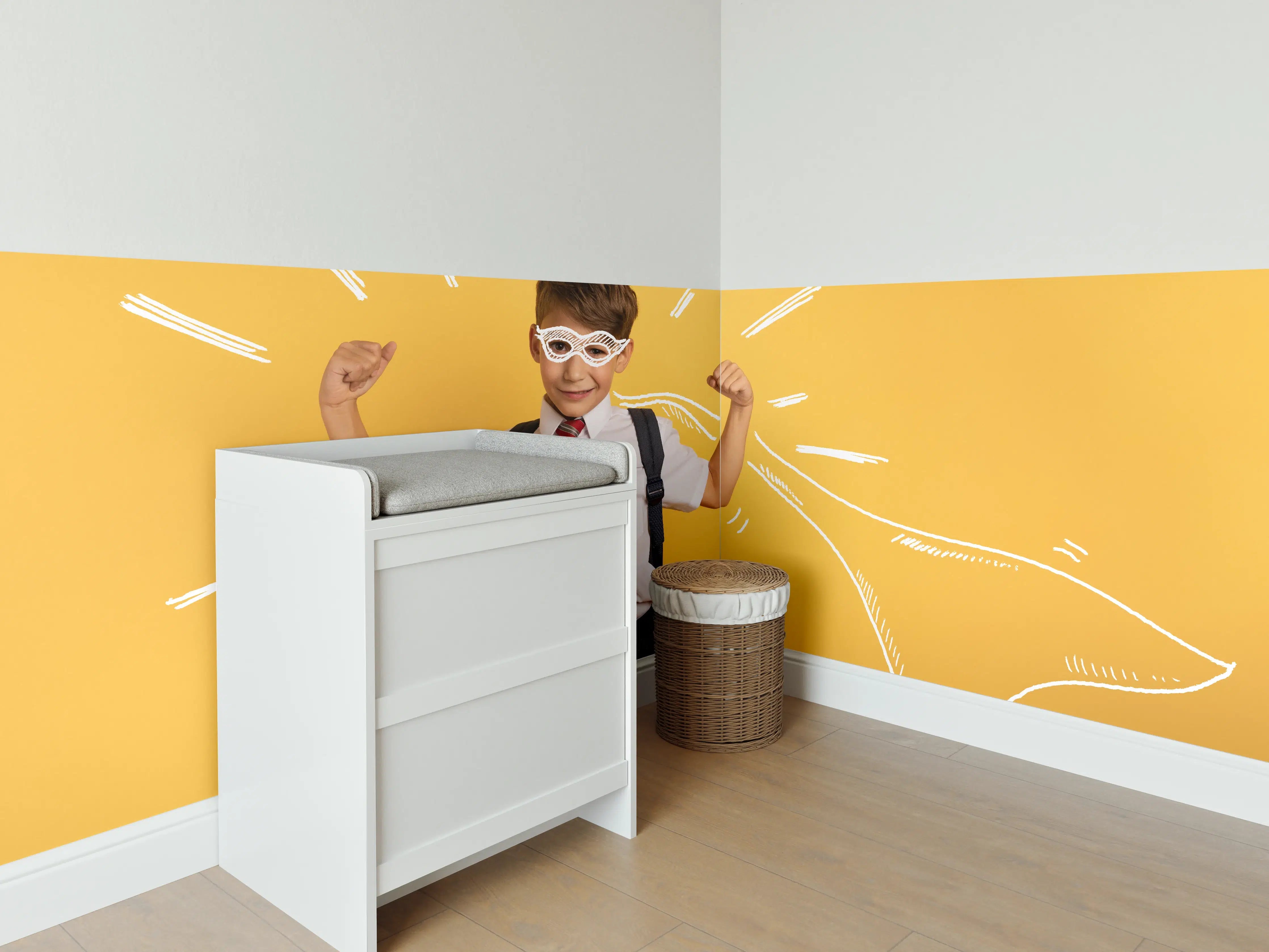 Babyzimmer Wandgestaltung - Junger Schüler