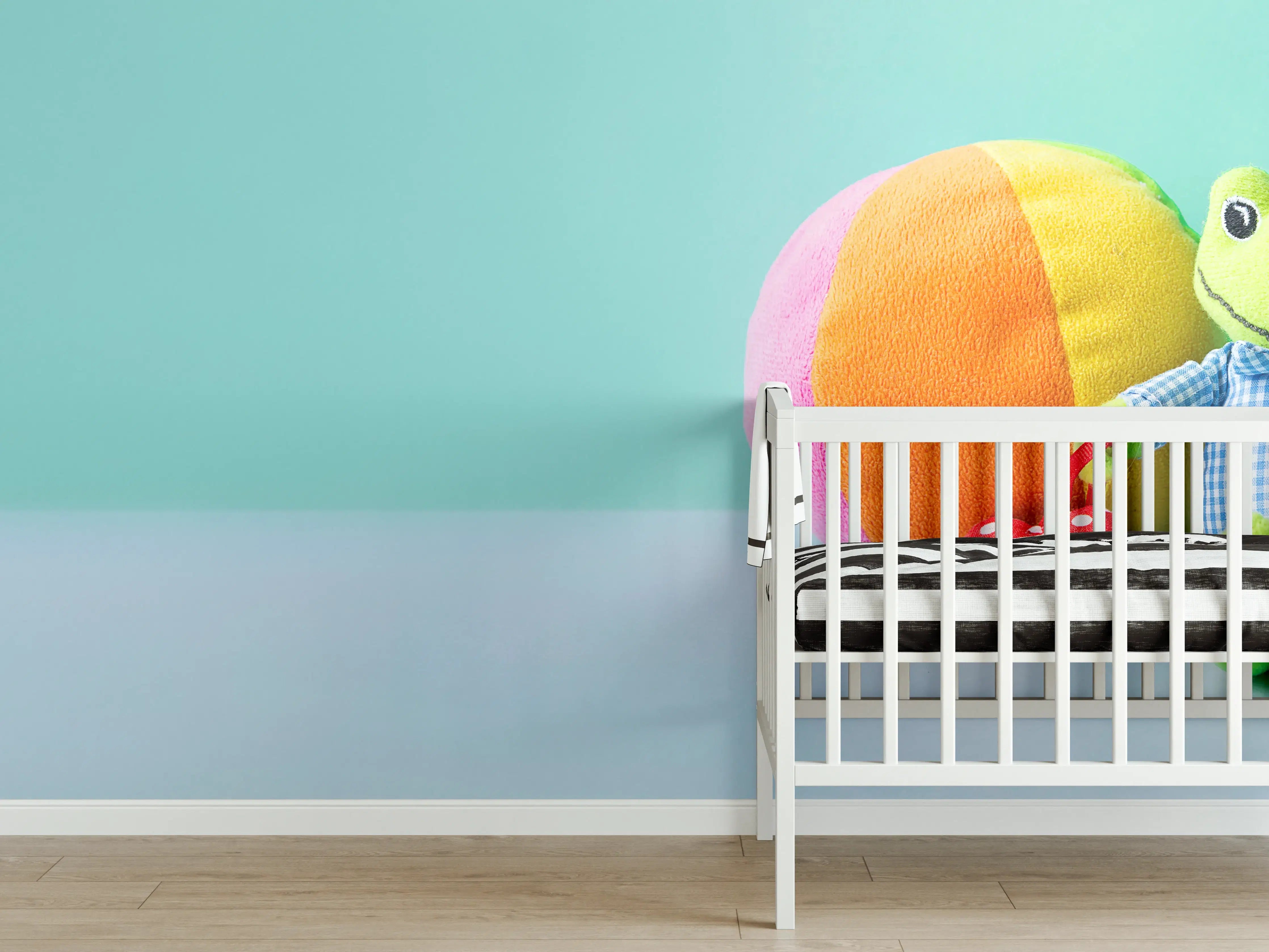 Babyzimmer Wandgestaltung - Kinderspielzeug Kleiner Frosch