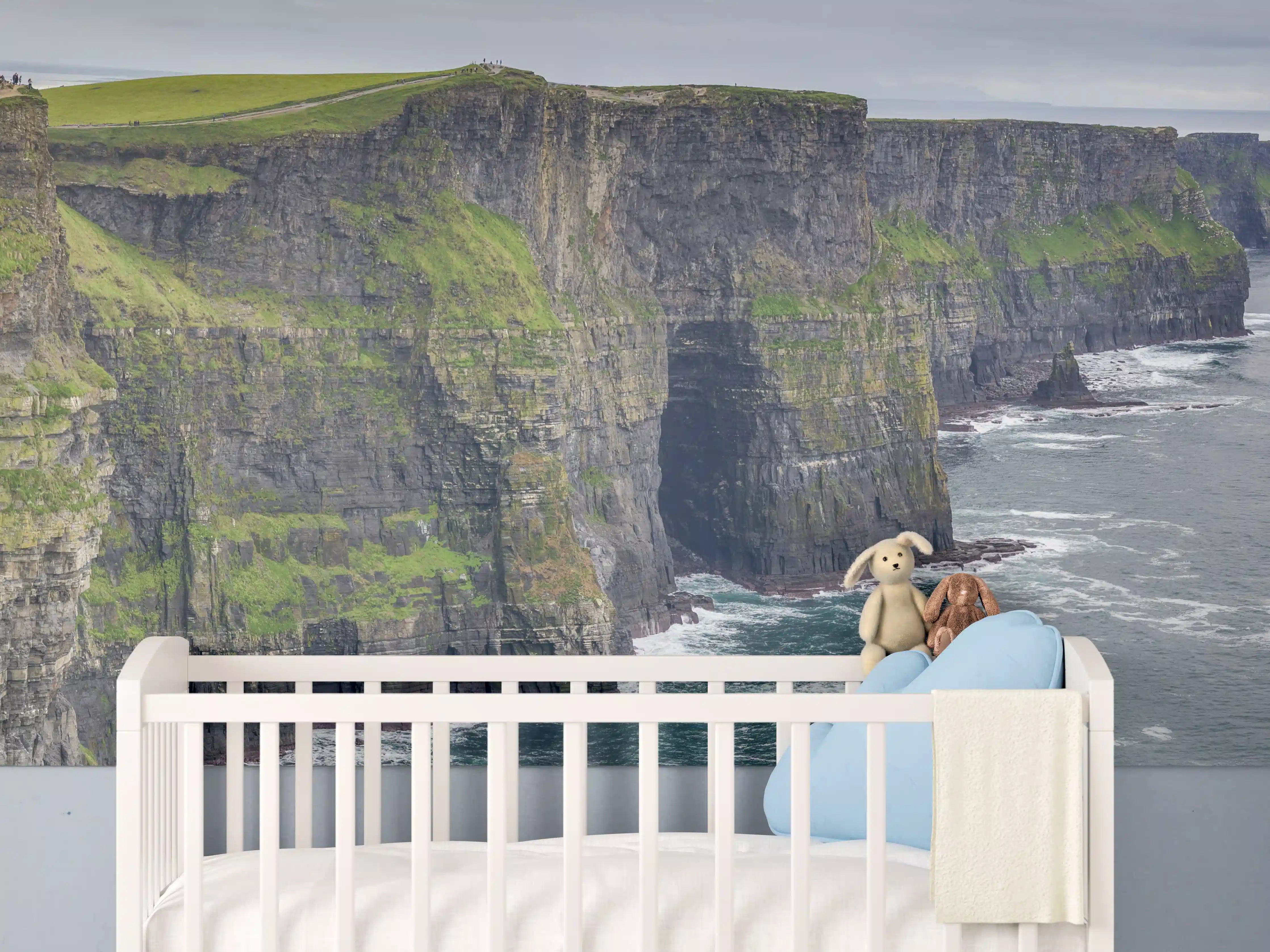 Babyzimmer Wandgestaltung - Klippenlinie in Kerry - Irland