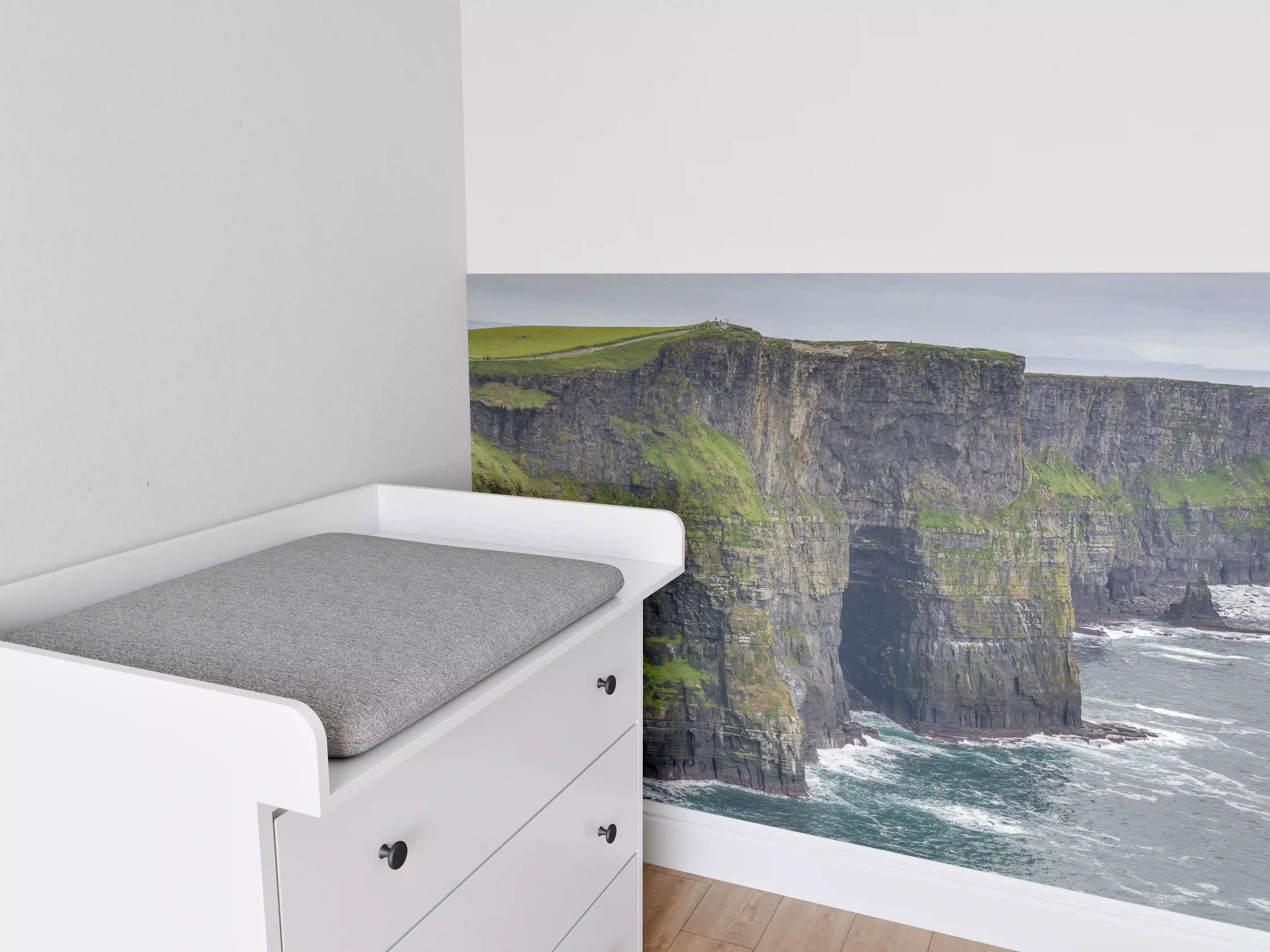 Babyzimmer Wandgestaltung - Klippenlinie in Kerry - Irland