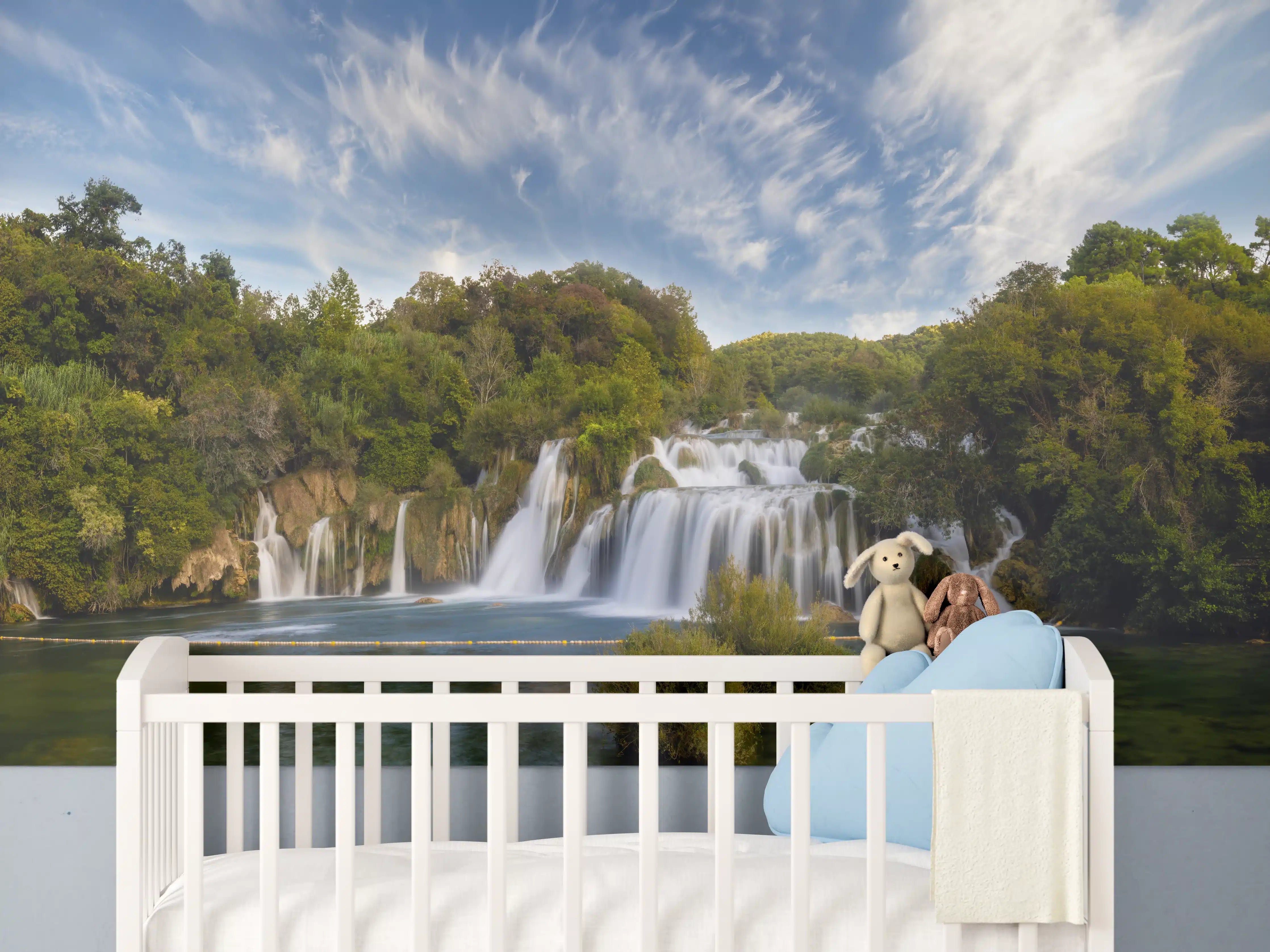 Babyzimmer Wandgestaltung - Krka-Nationalpark-Panorama