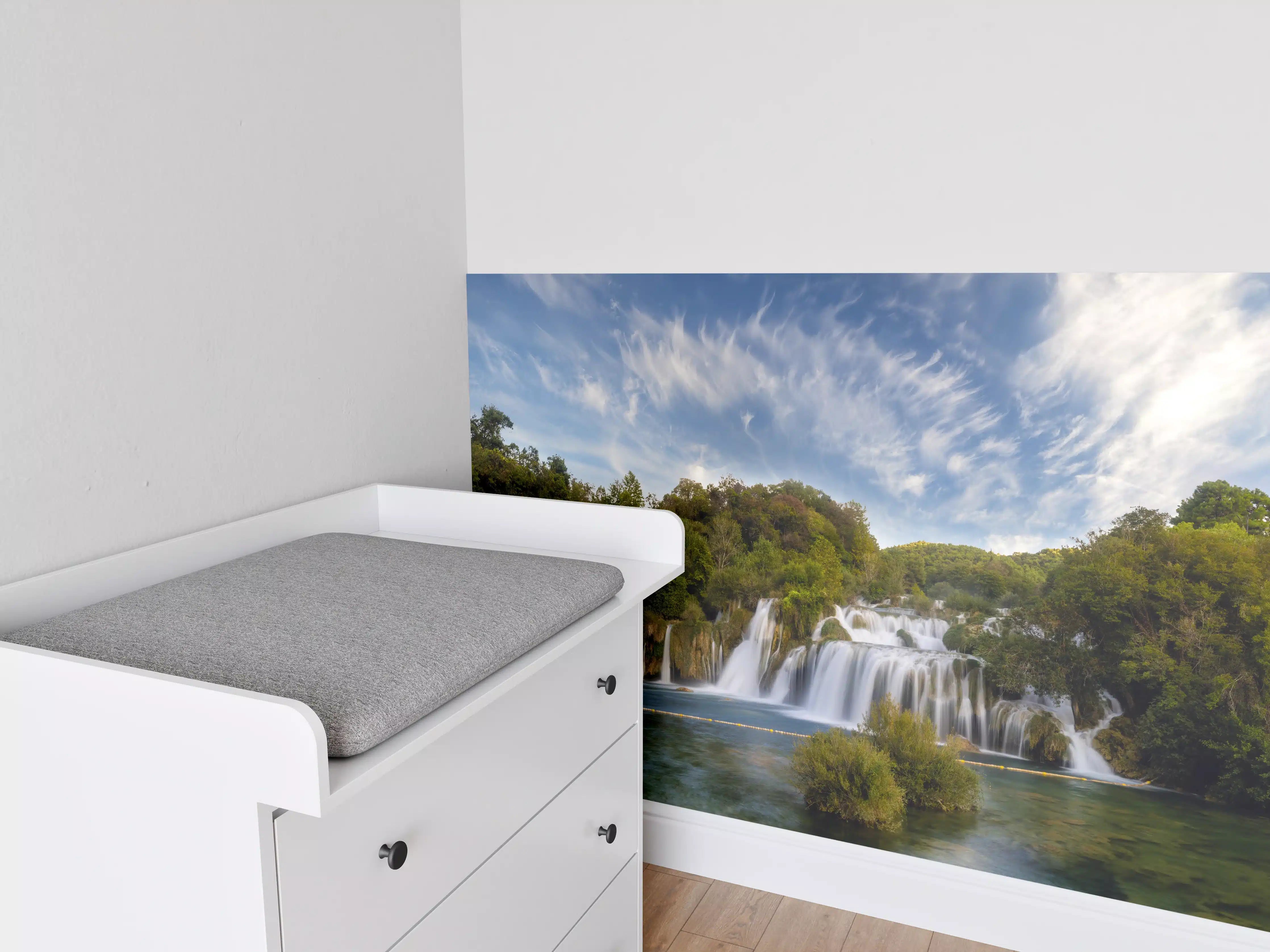 Babyzimmer Wandgestaltung - Krka-Nationalpark-Panorama
