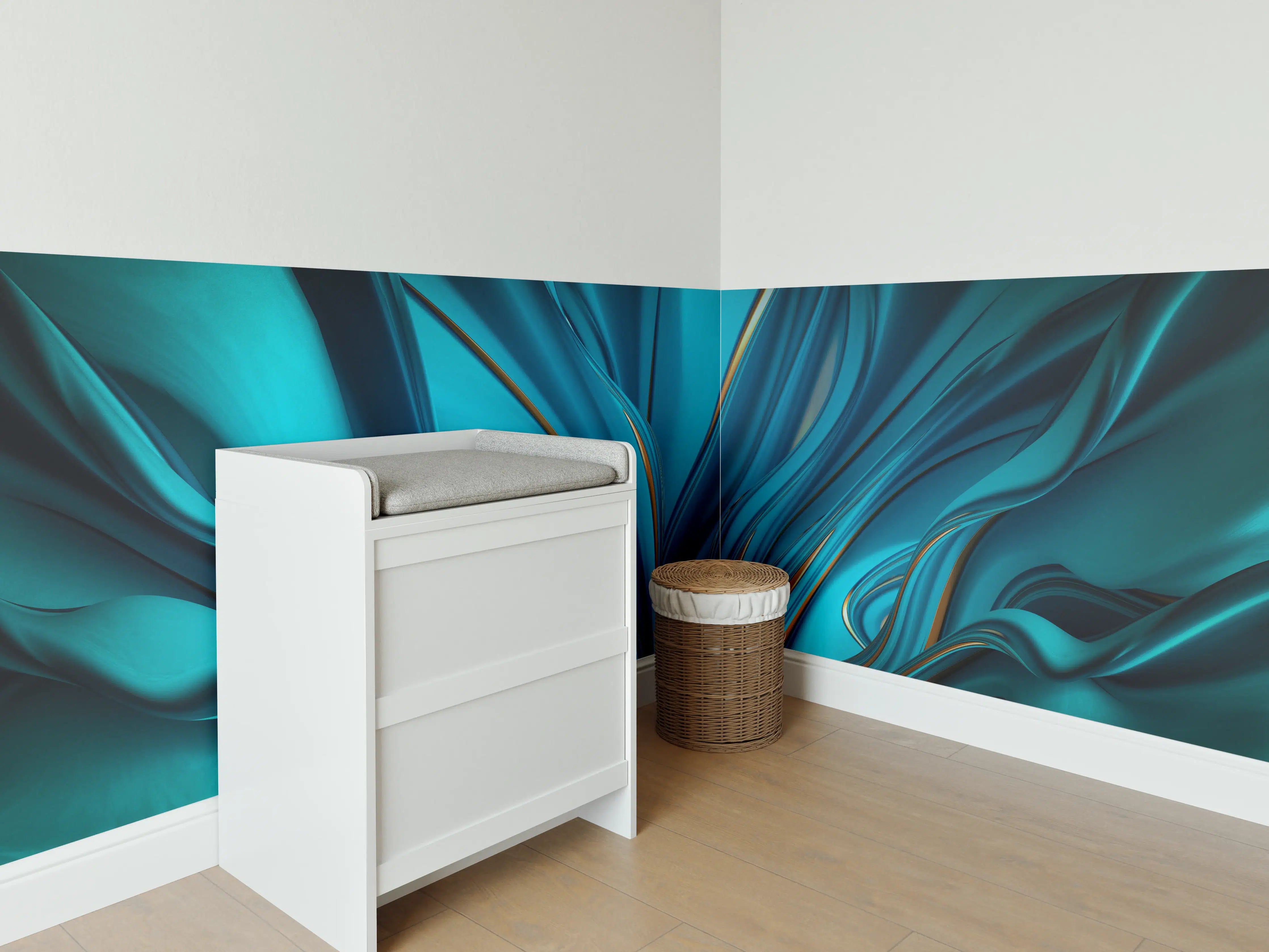Babyzimmer Wandgestaltung - Künstlerischer Hintergrund - Abstrakt