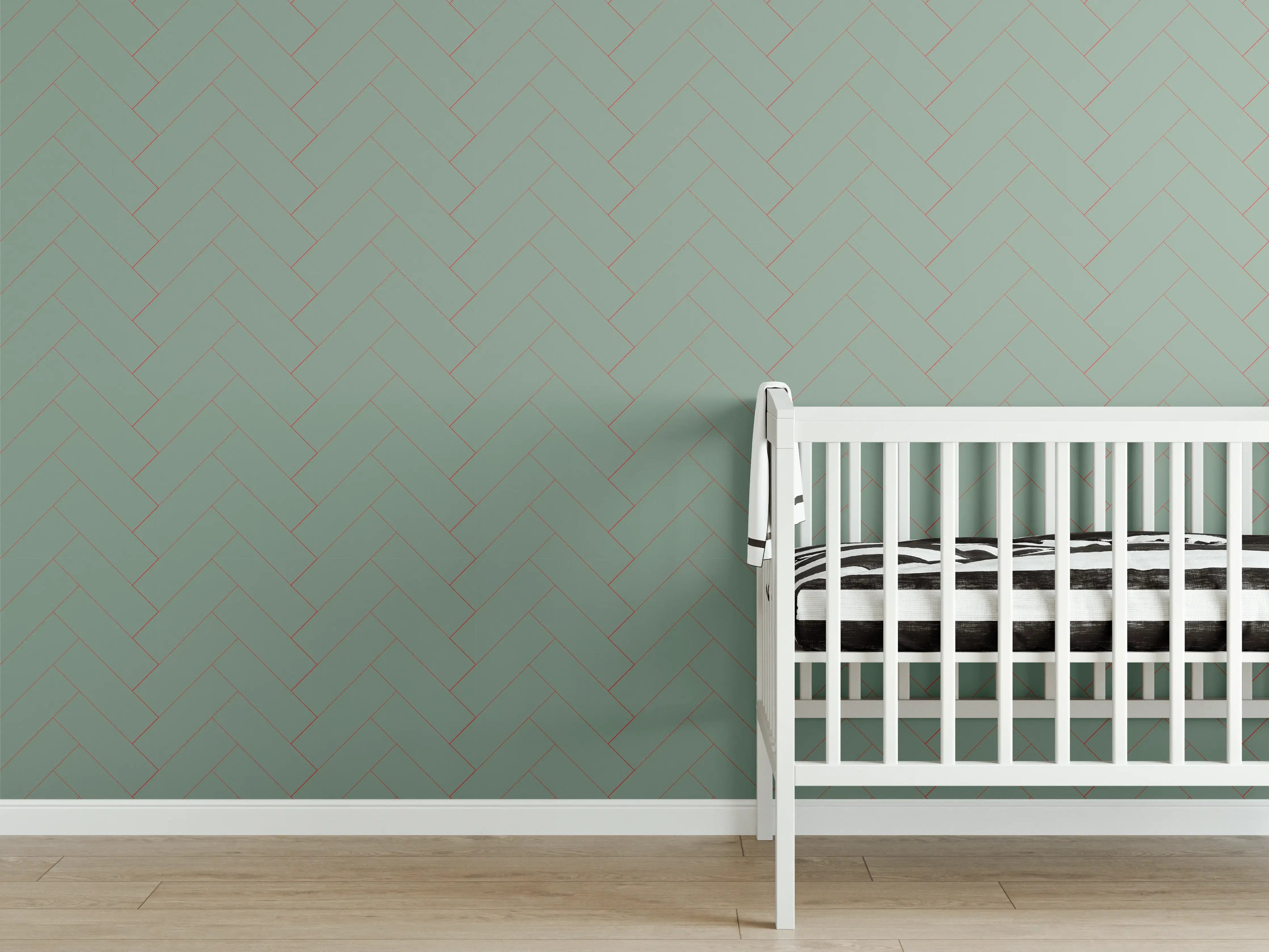 Babyzimmer Wandgestaltung - Lichtreflexe und Schattenspiele auf Naturfelsen