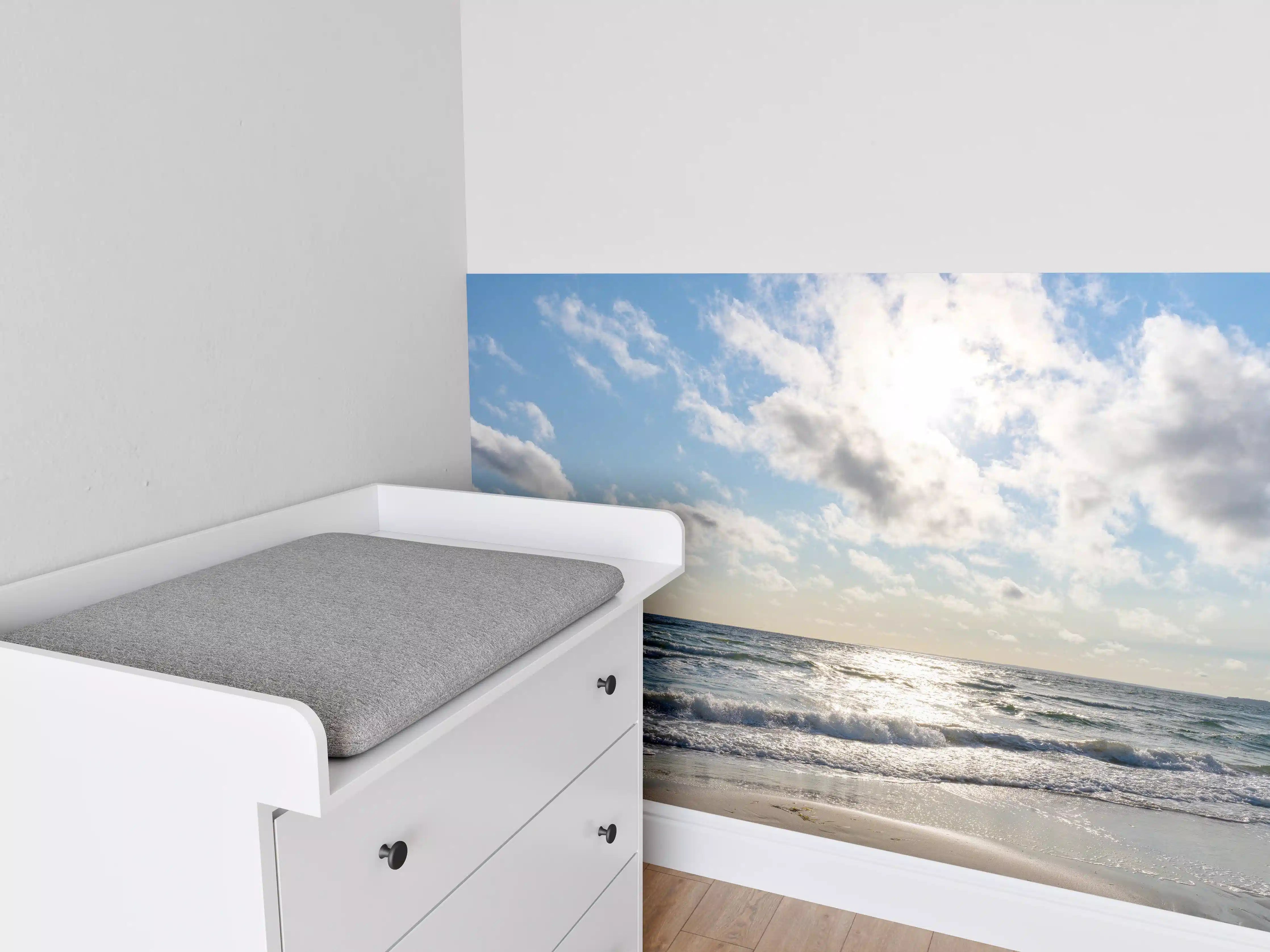 Babyzimmer Wandgestaltung - Lübecker Bucht an der Ostsee