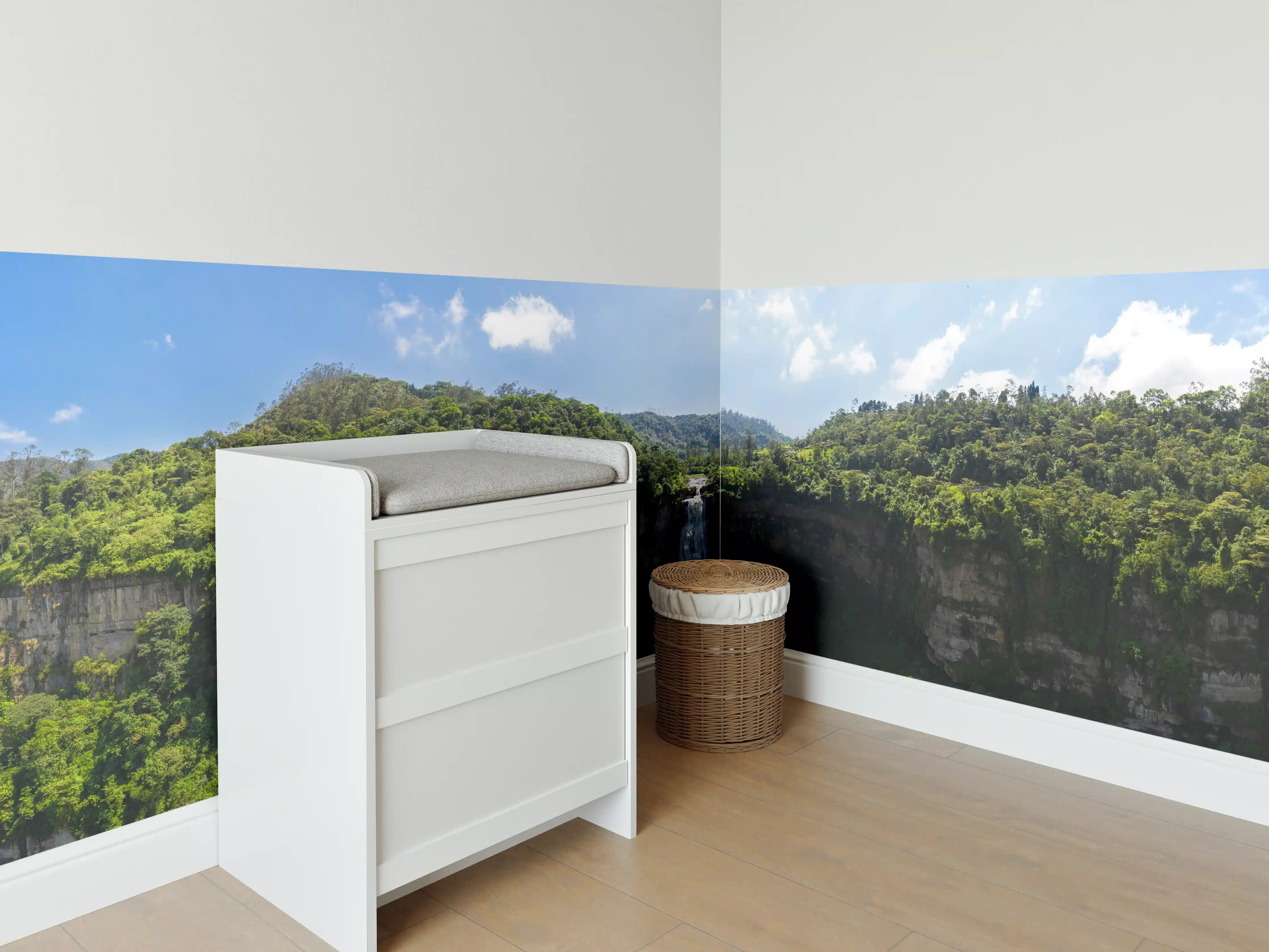 Babyzimmer Wandgestaltung - Luftaufnahme von El Salto de Tequendama
