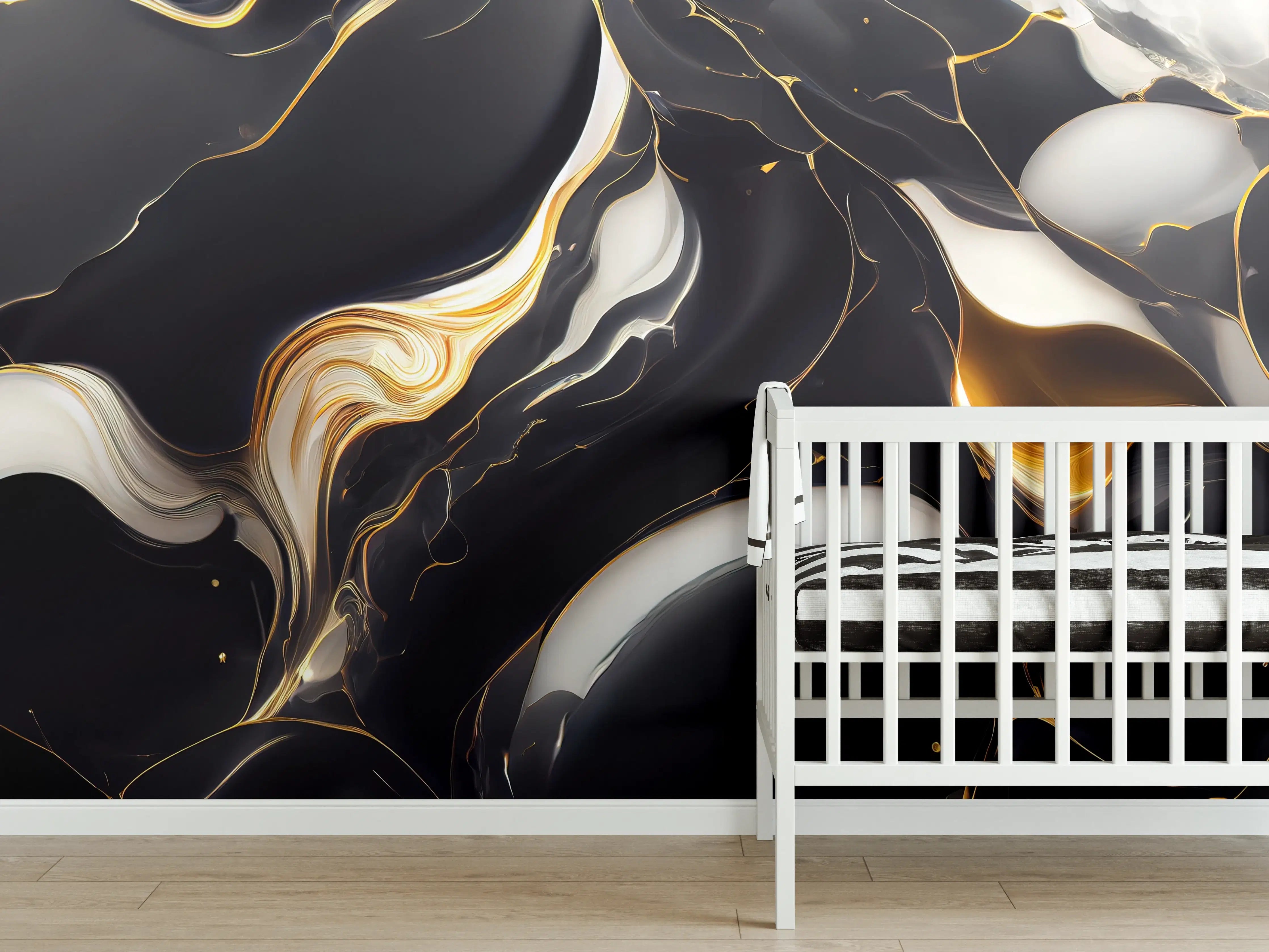 Babyzimmer Wandgestaltung - Luxus-Wei-Grau-Marmor-Textur