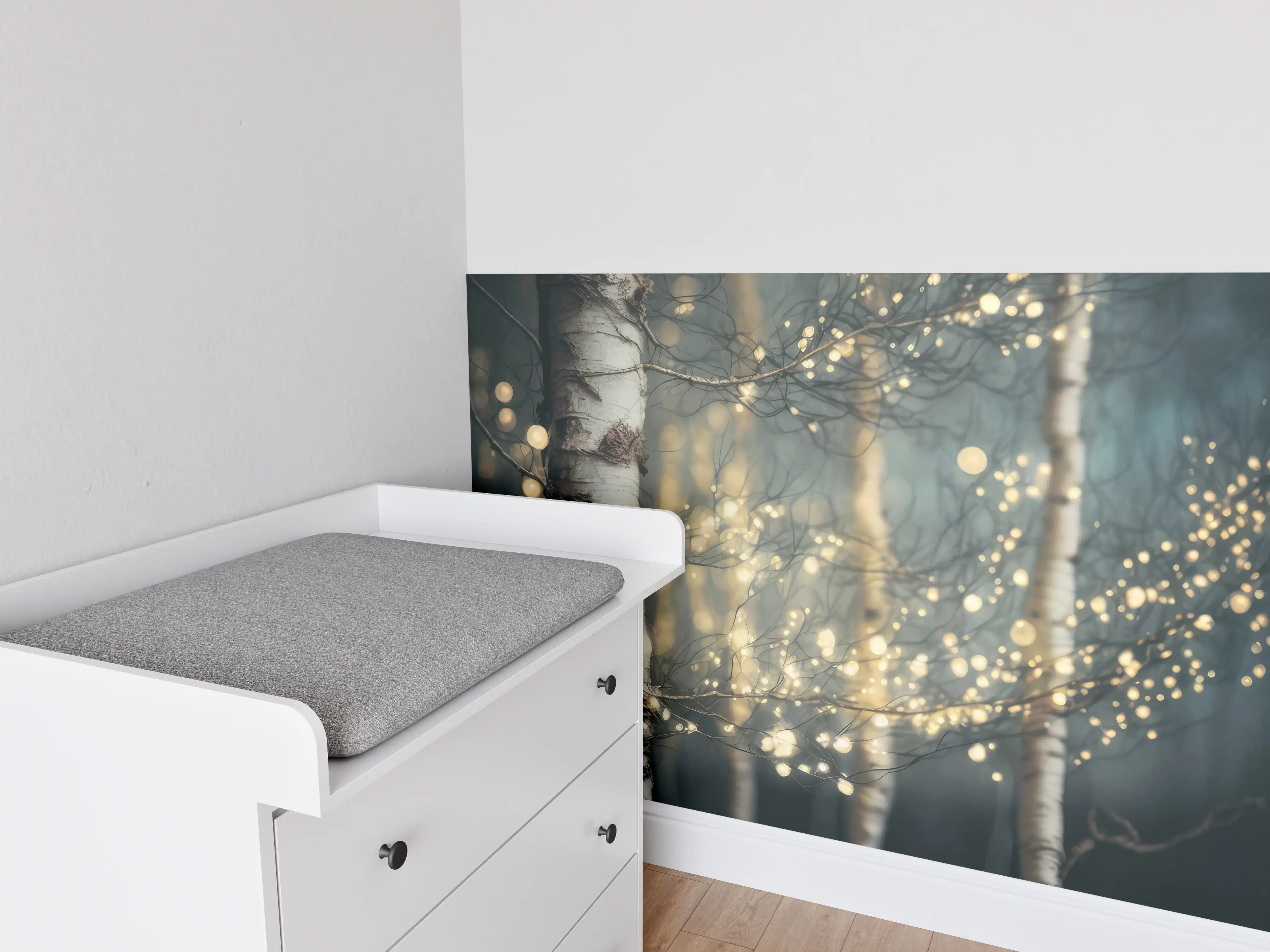Babyzimmer Wandgestaltung - Magischer Wald