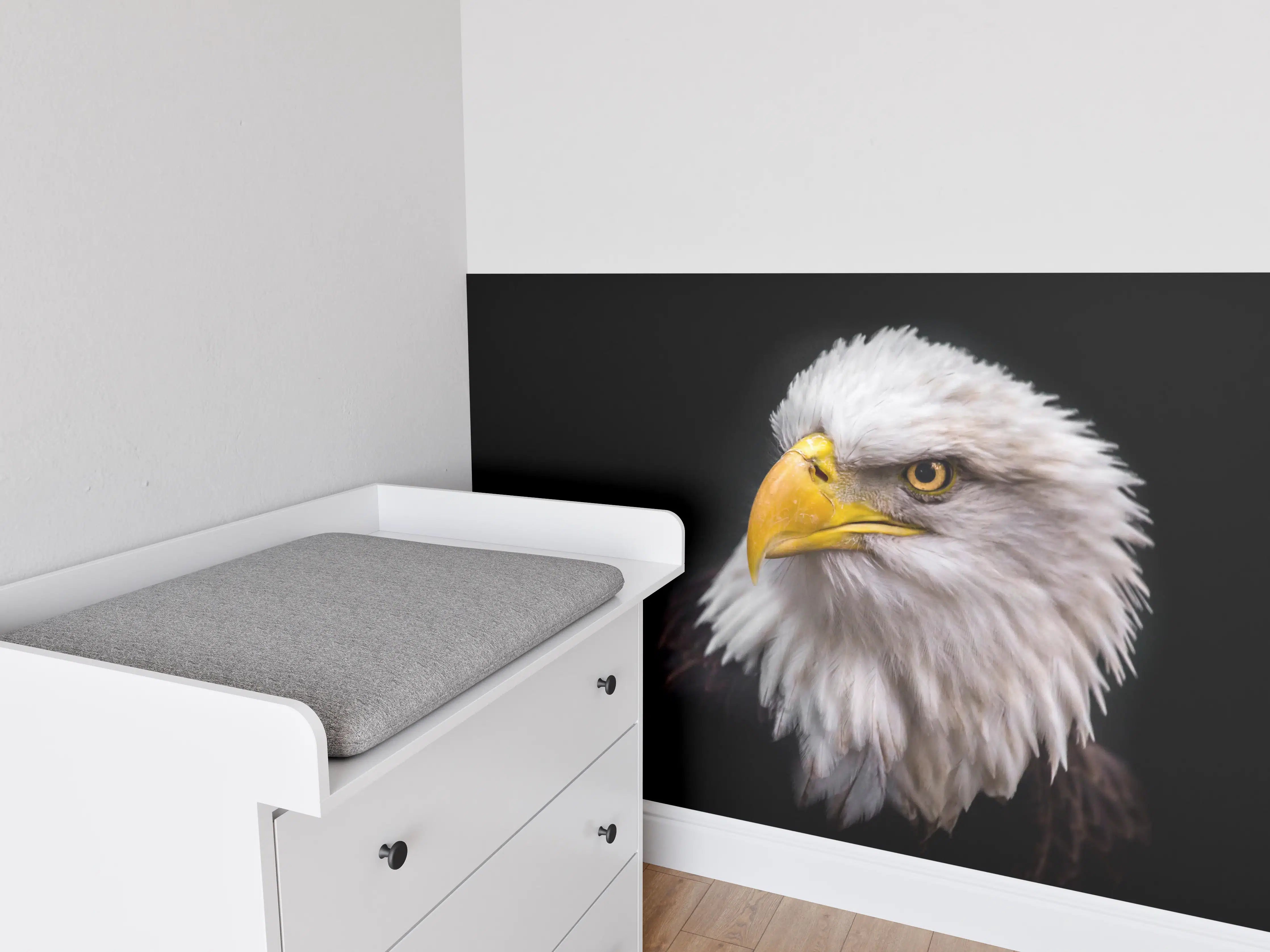 Babyzimmer Wandgestaltung - Majestätischer Adler
