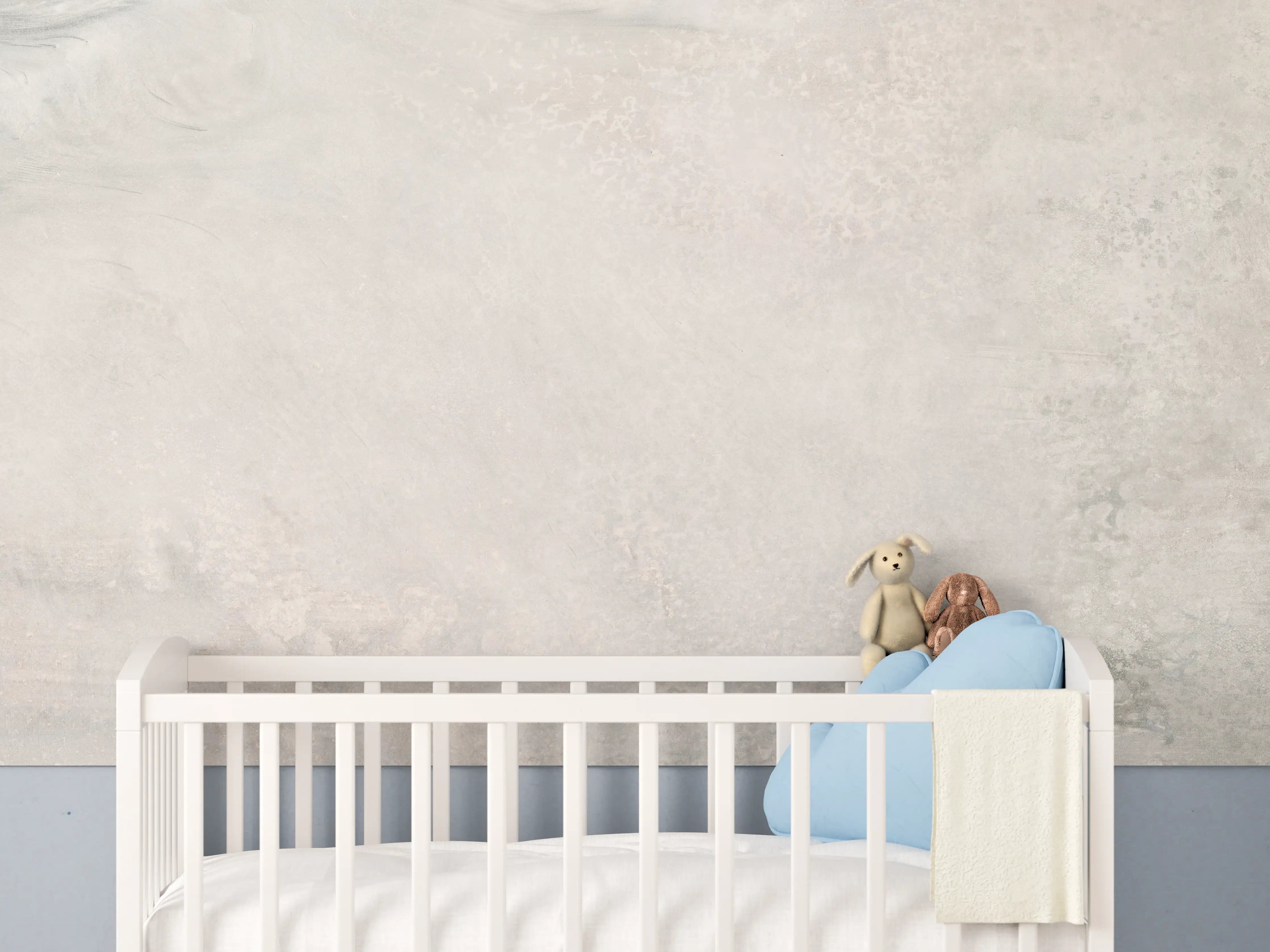 Babyzimmer Wandgestaltung - Marmor Stein Textur
