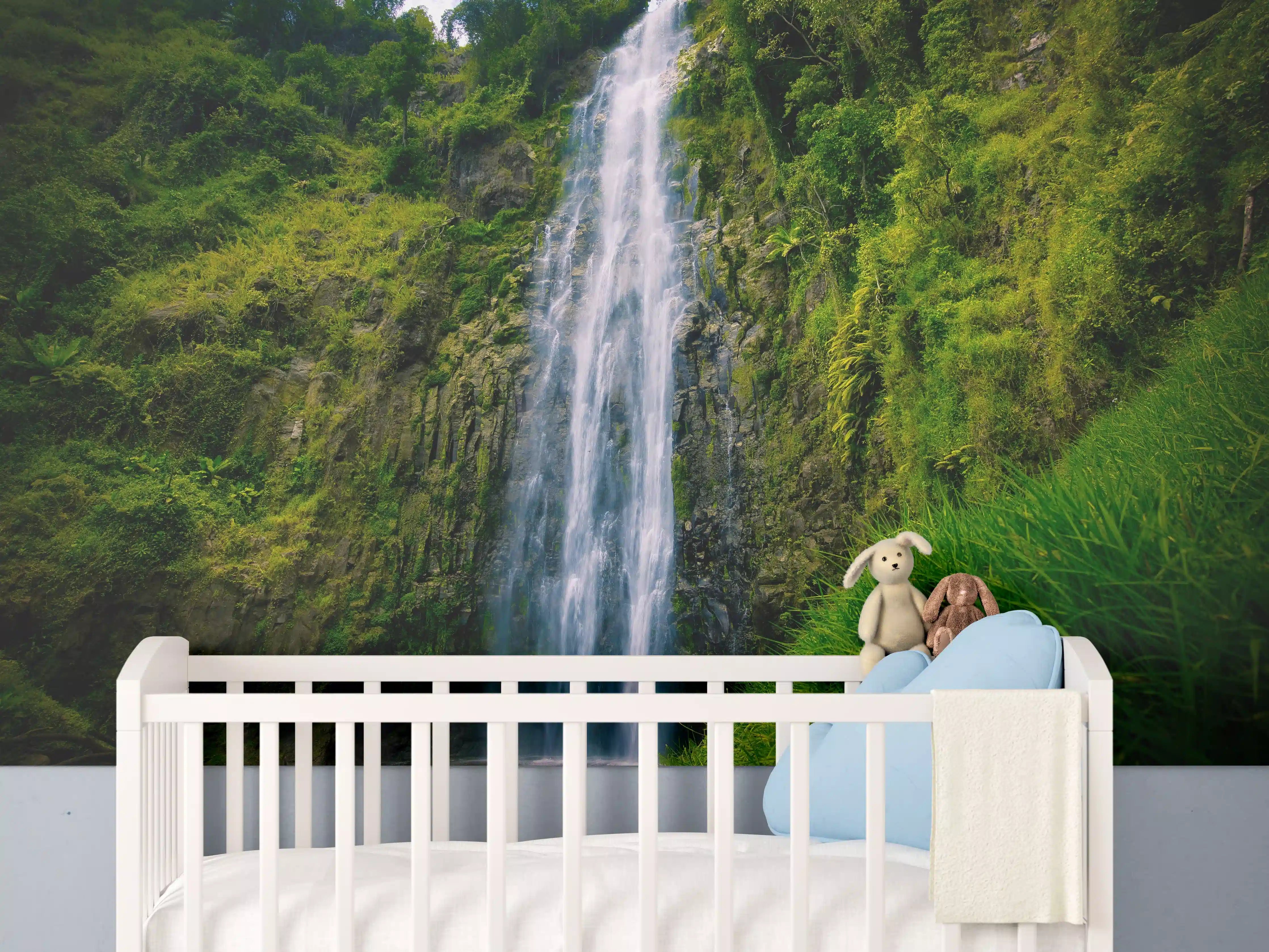 Babyzimmer Wandgestaltung - Materuni Waterfall