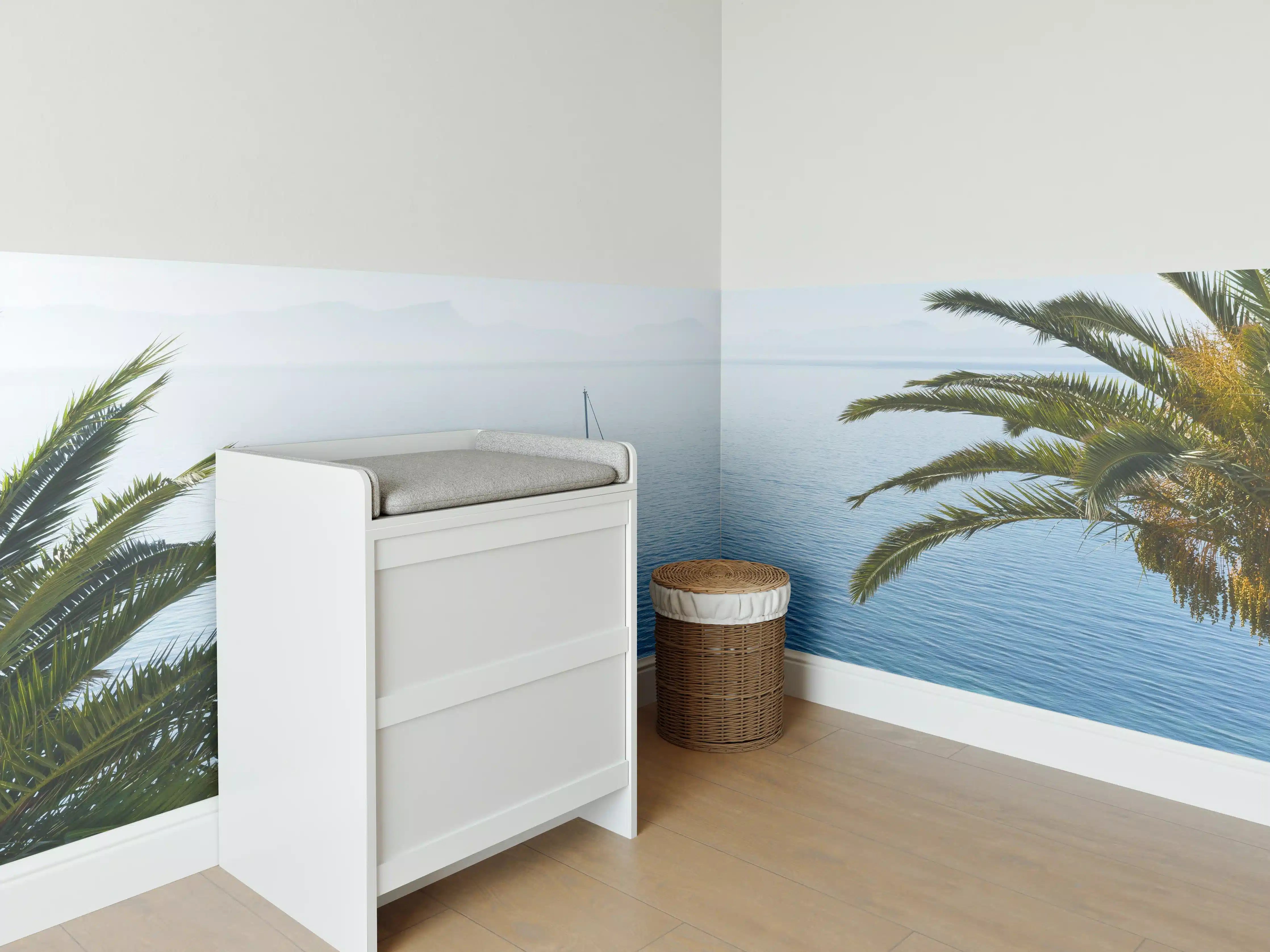 Babyzimmer Wandgestaltung - Meeres Ausblick - Mallorca