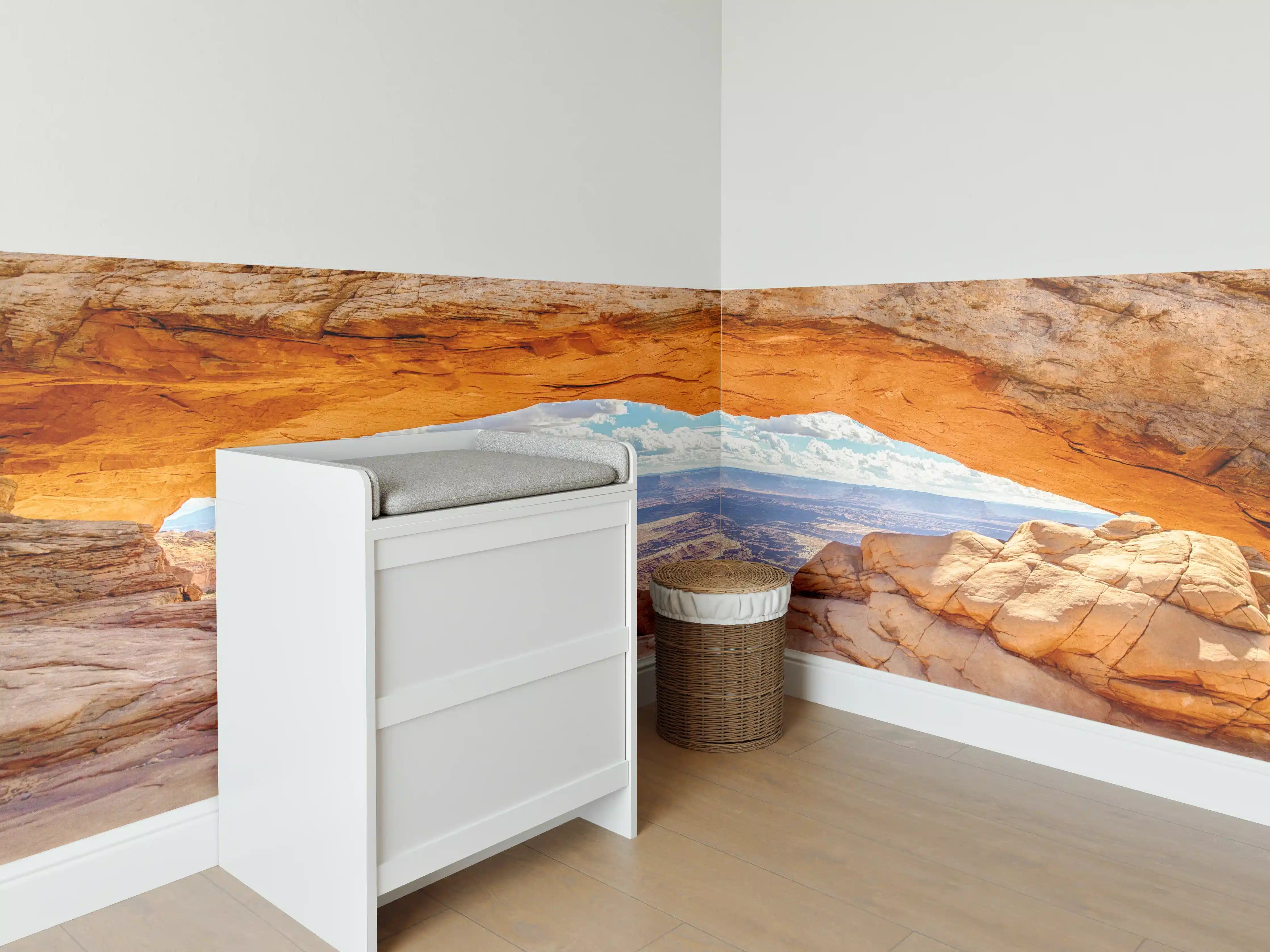 Babyzimmer Wandgestaltung - Mesa Arch-Panorama bei Sonnenaufgang
