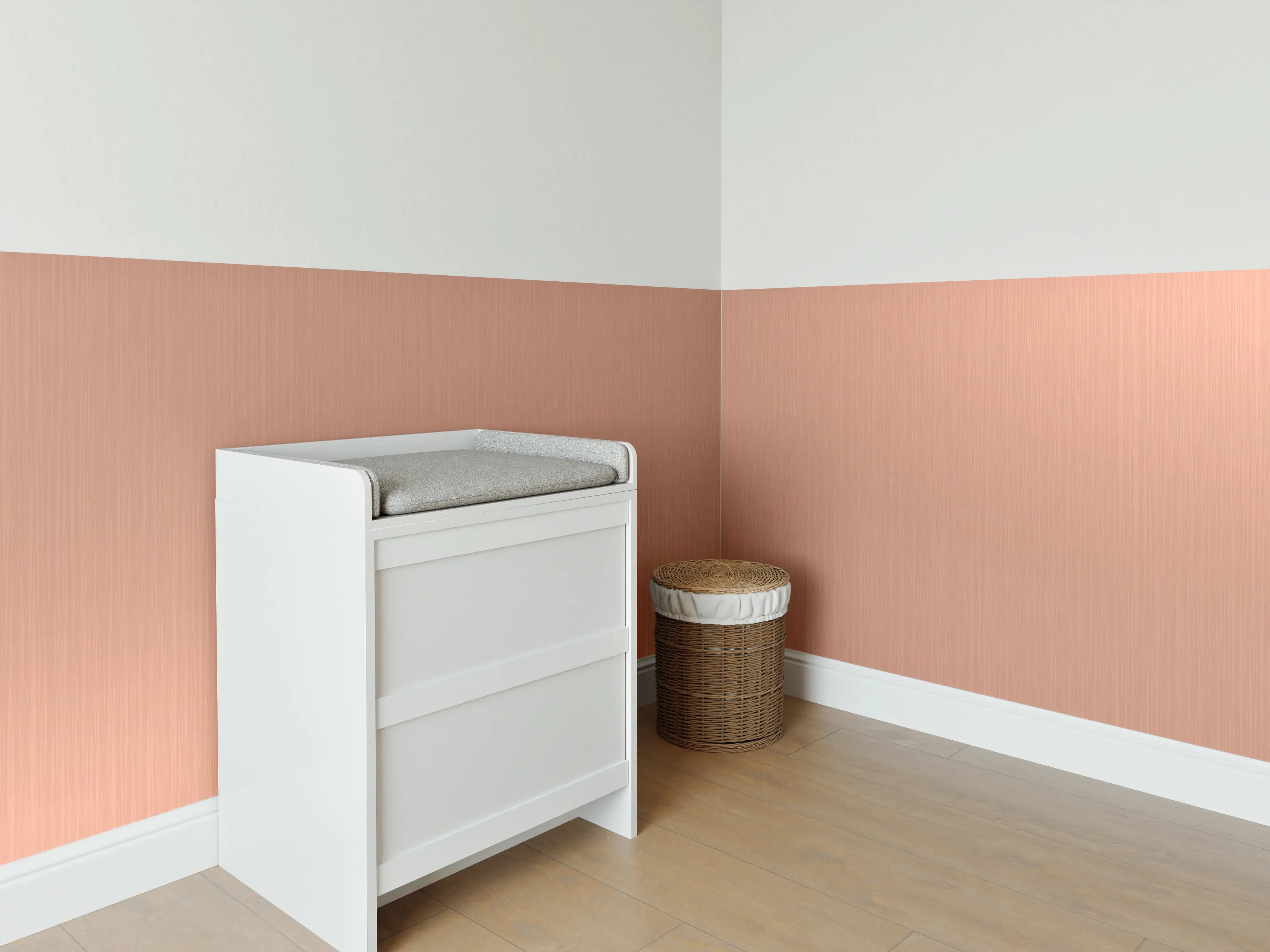 Babyzimmer Wandgestaltung - Metallischer Gebürsteter Hintergrund