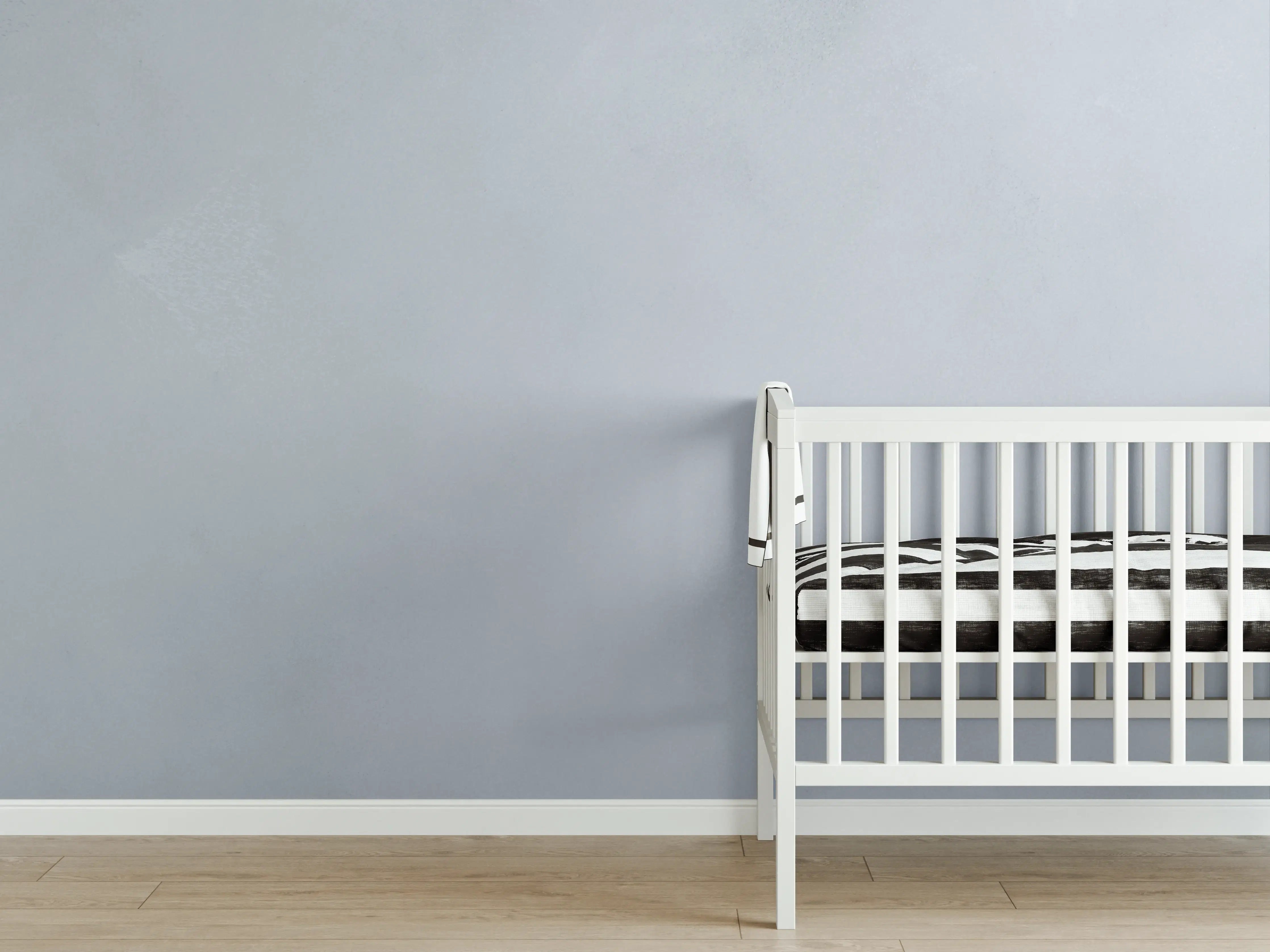 Babyzimmer Wandgestaltung - Moderne Graue Betonwand