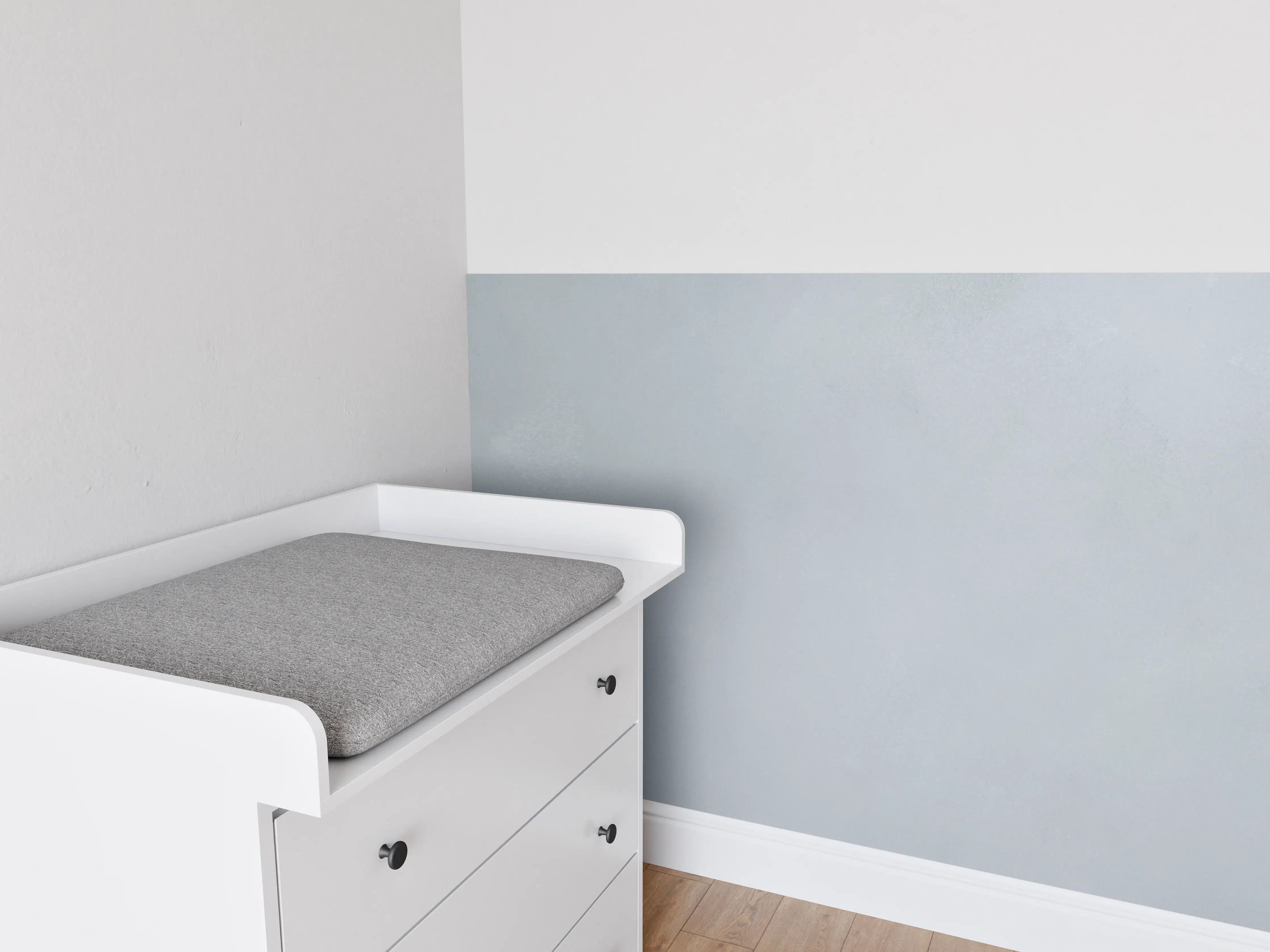 Babyzimmer Wandgestaltung - Moderne Graue Betonwand