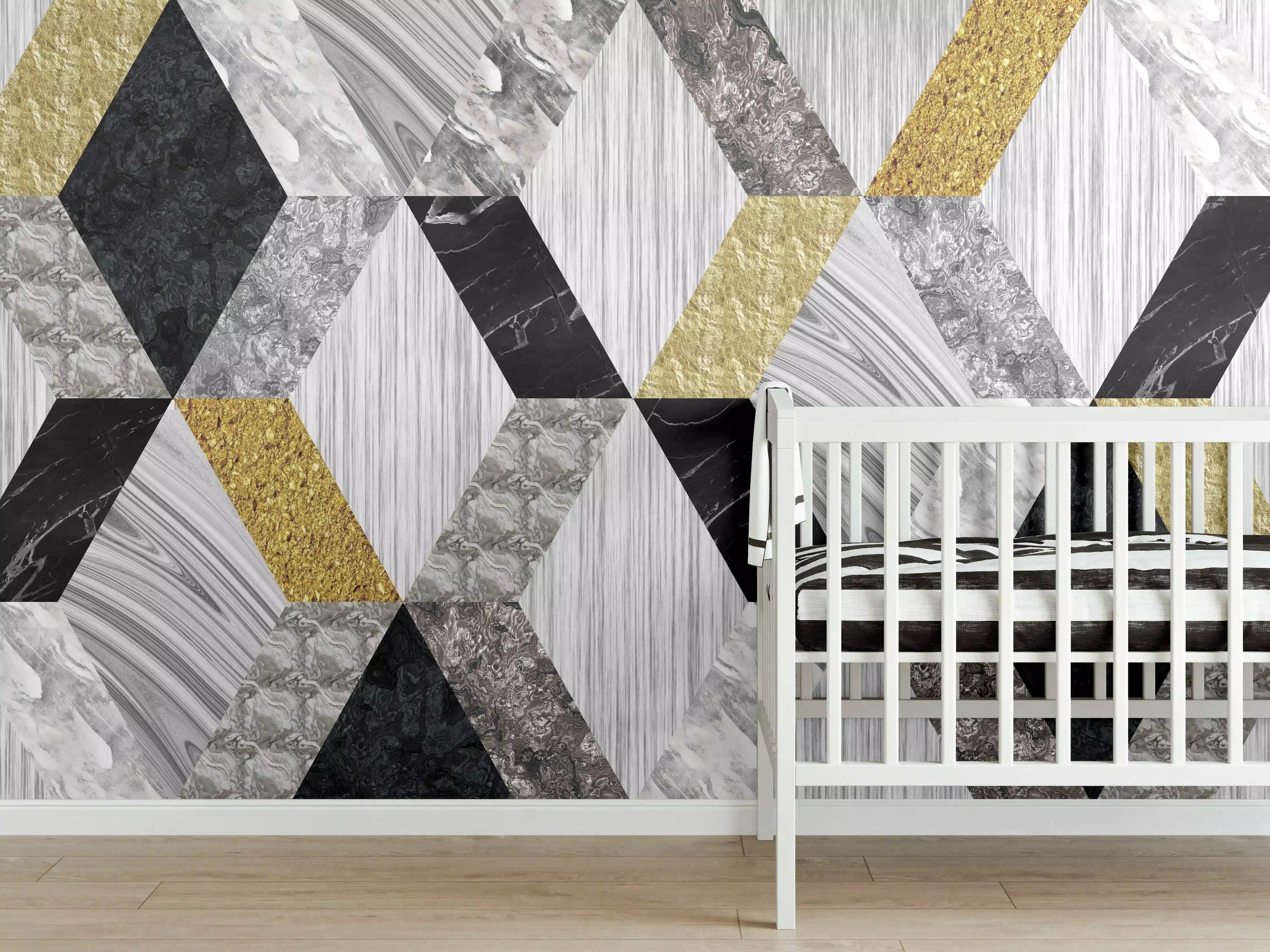 Babyzimmer Wandgestaltung - Moderne Keramik Textur